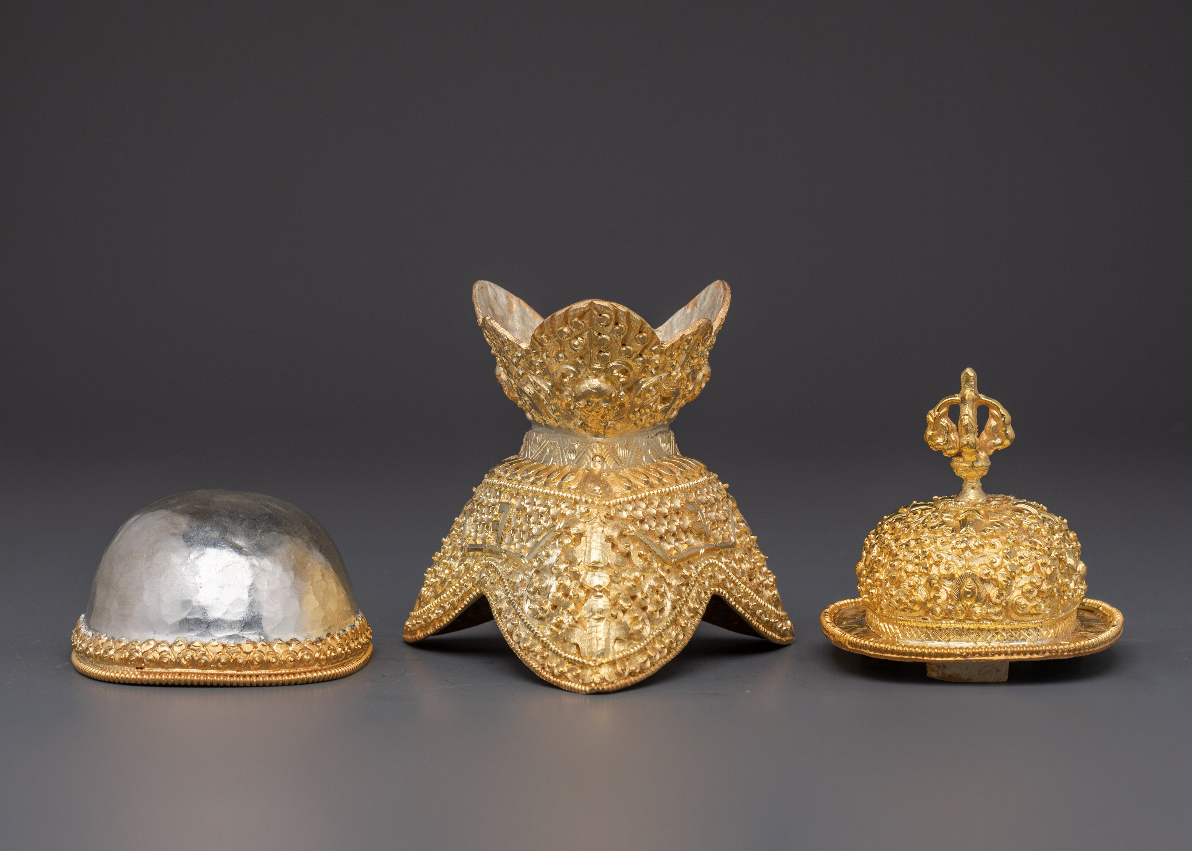 Traditionally Carved Kapala Set | Tibetan Buddhism Craft