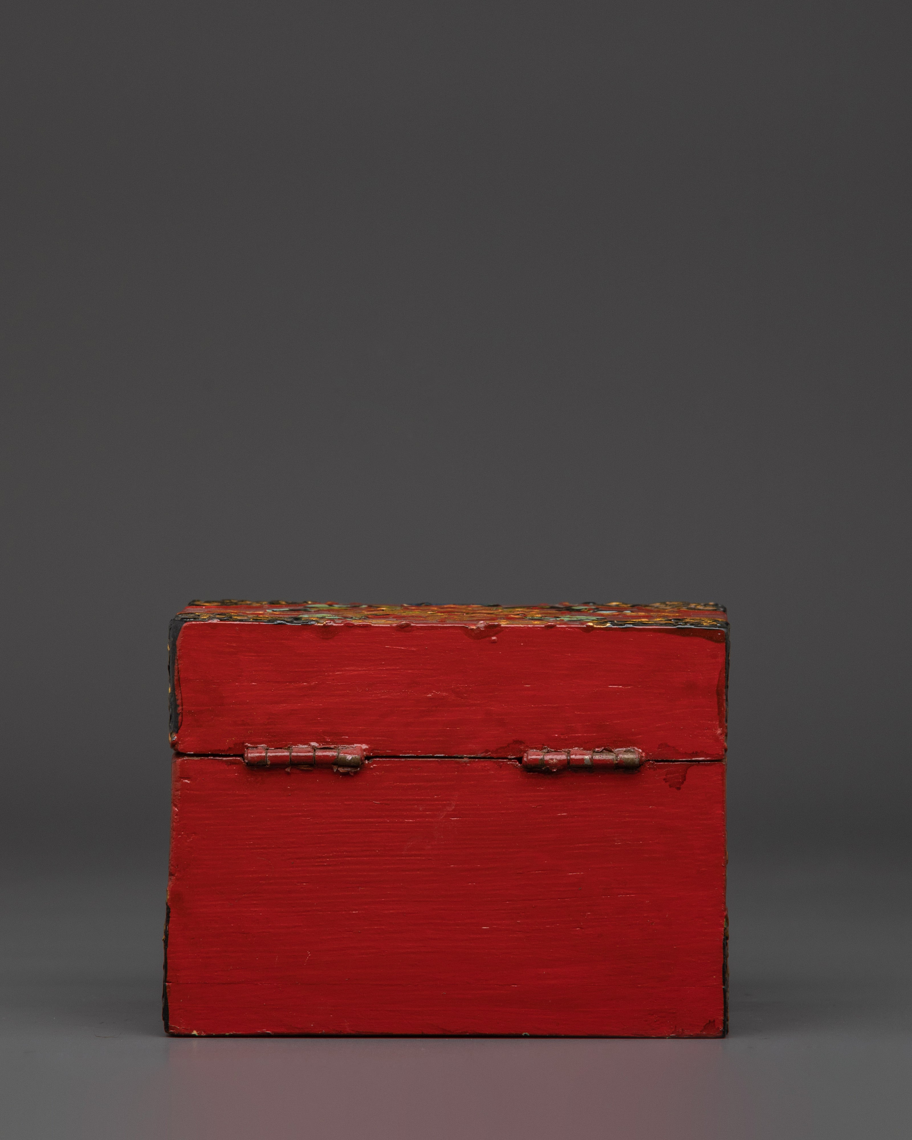 Handcrafted Wooden Tibetan Box | Authentic Handmade Storage Box