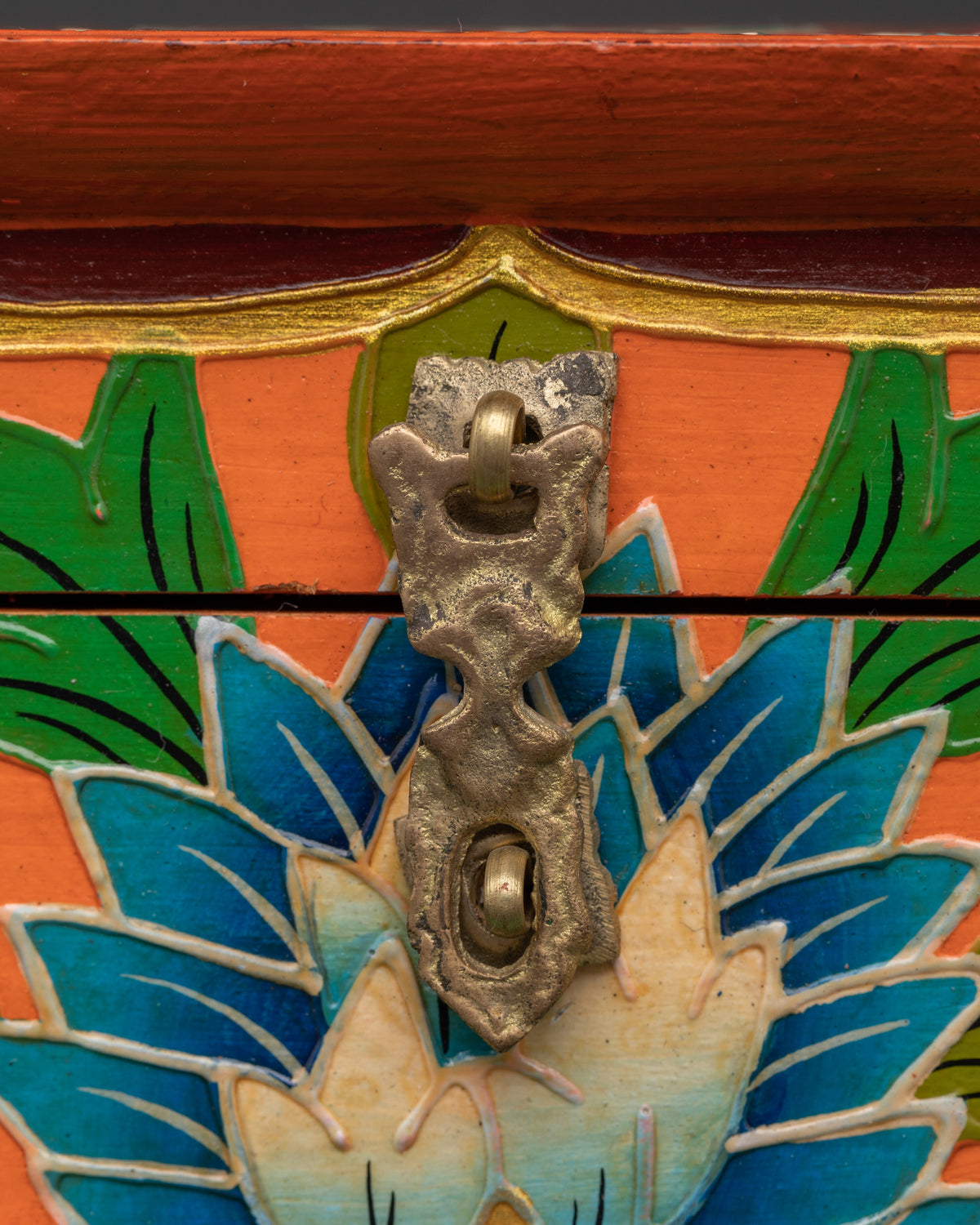 Tibetan Storage Box | Traditional Wooden Keepsake & Jewelry Box