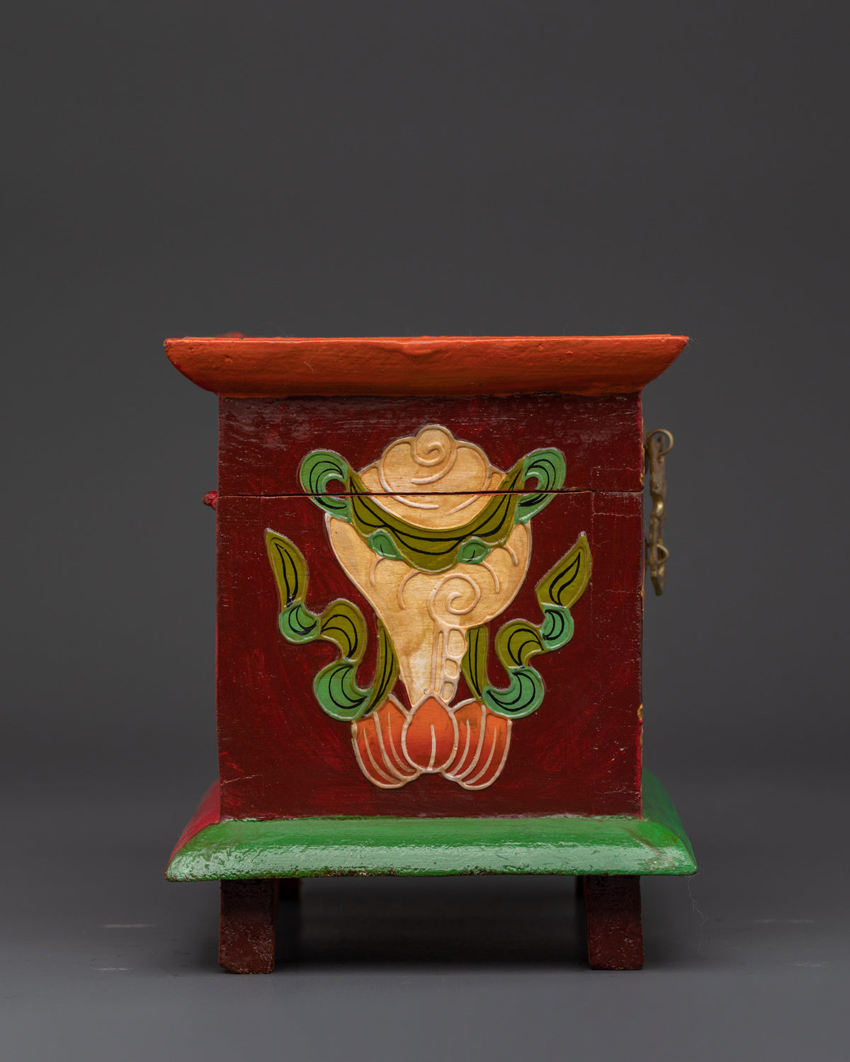 Tibetan Storage Box | Traditional Wooden Keepsake & Jewelry Box