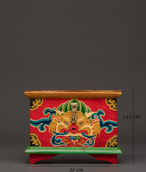 Tibetan Keepsake Box | Traditional Wooden Jewelry & Storage Box