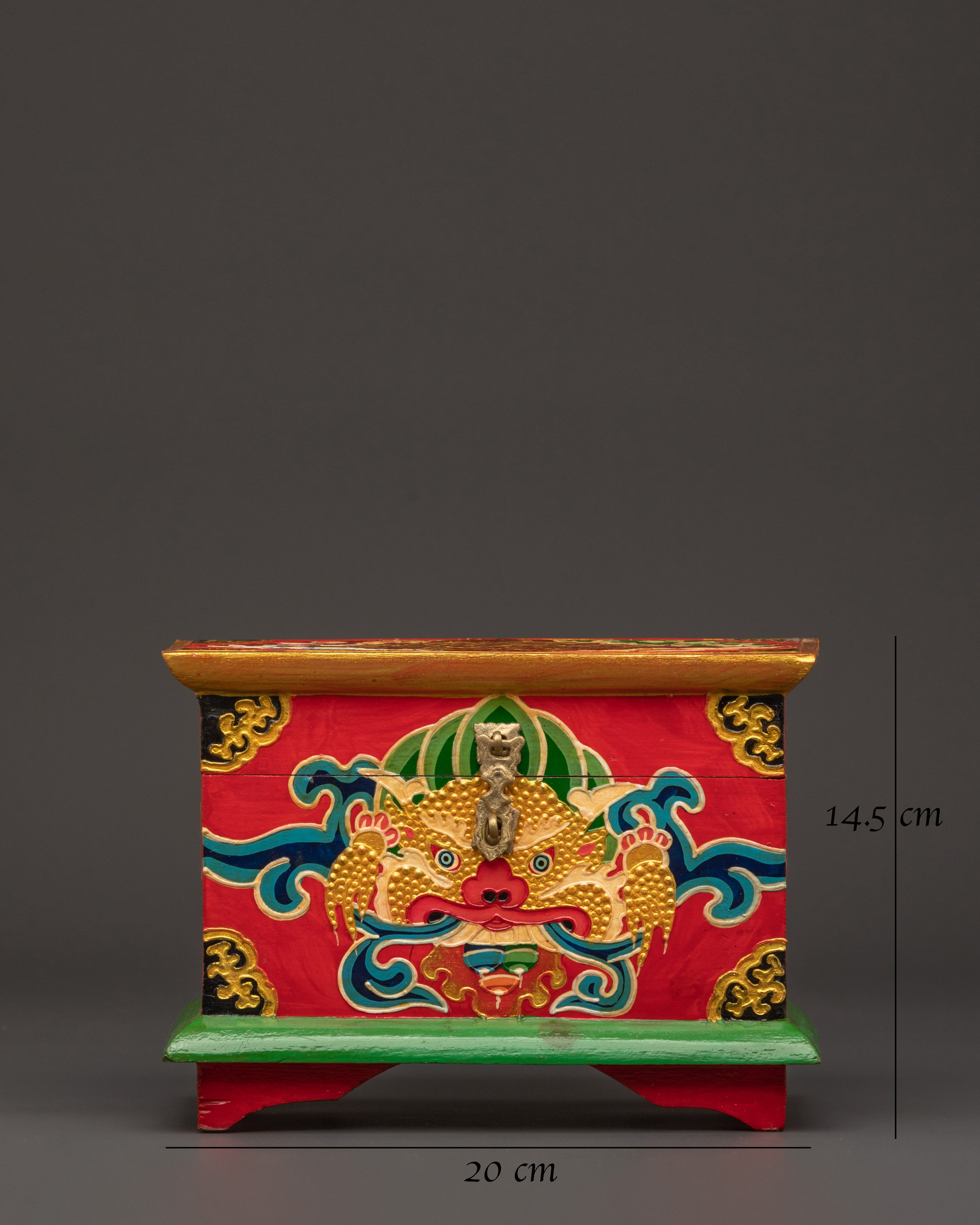 Tibetan Keepsake Box | Traditional Wooden Jewelry & Storage Box