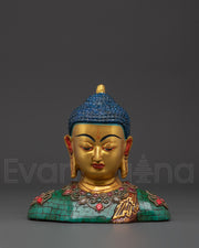 Buddha Head Sculpture