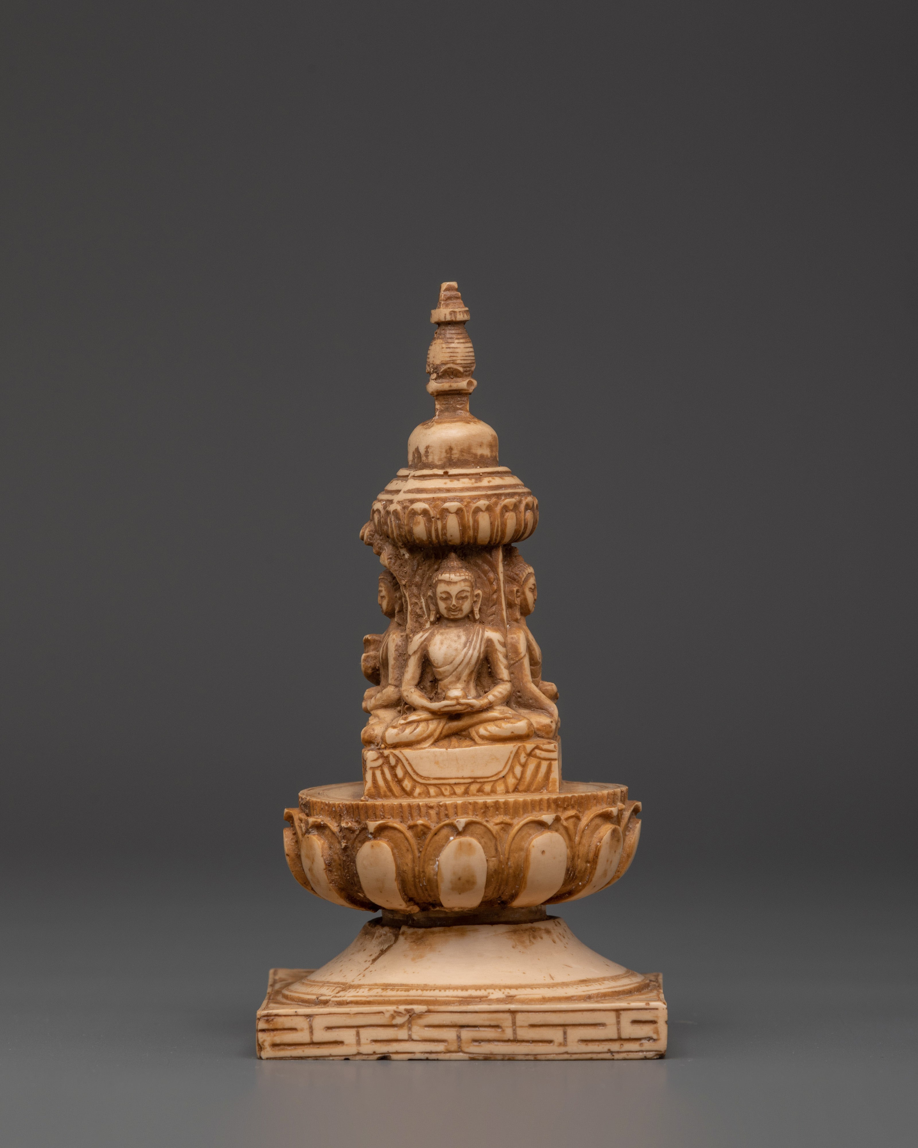 Buddhist Shakyamuni Enlightenment Stupa | Symbol of Wisdom