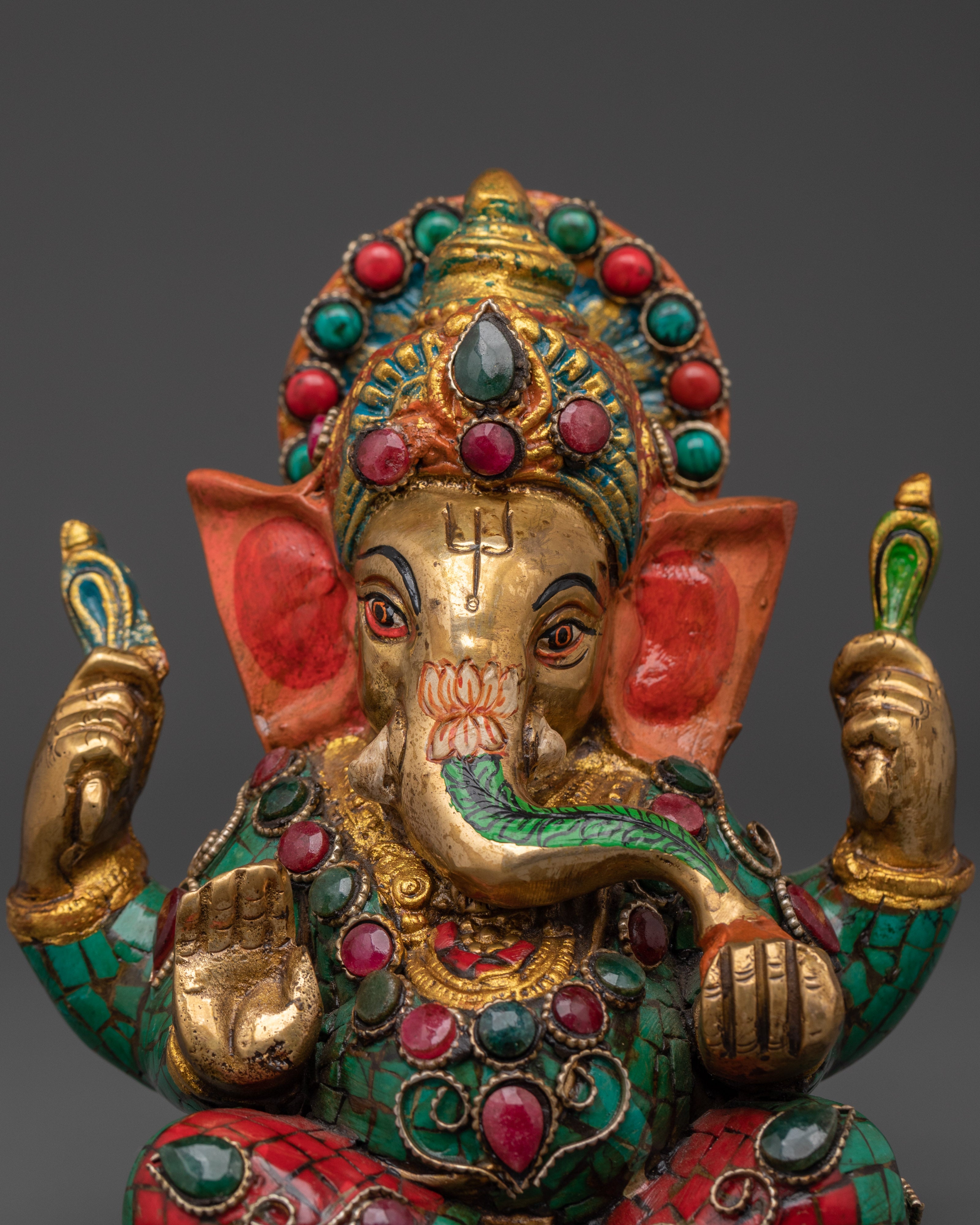 Handmade Hindu Wisdom Deity Ganesh Statue | Remover of Obstacles