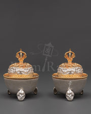 Traditional  Kapala Vessels Set  