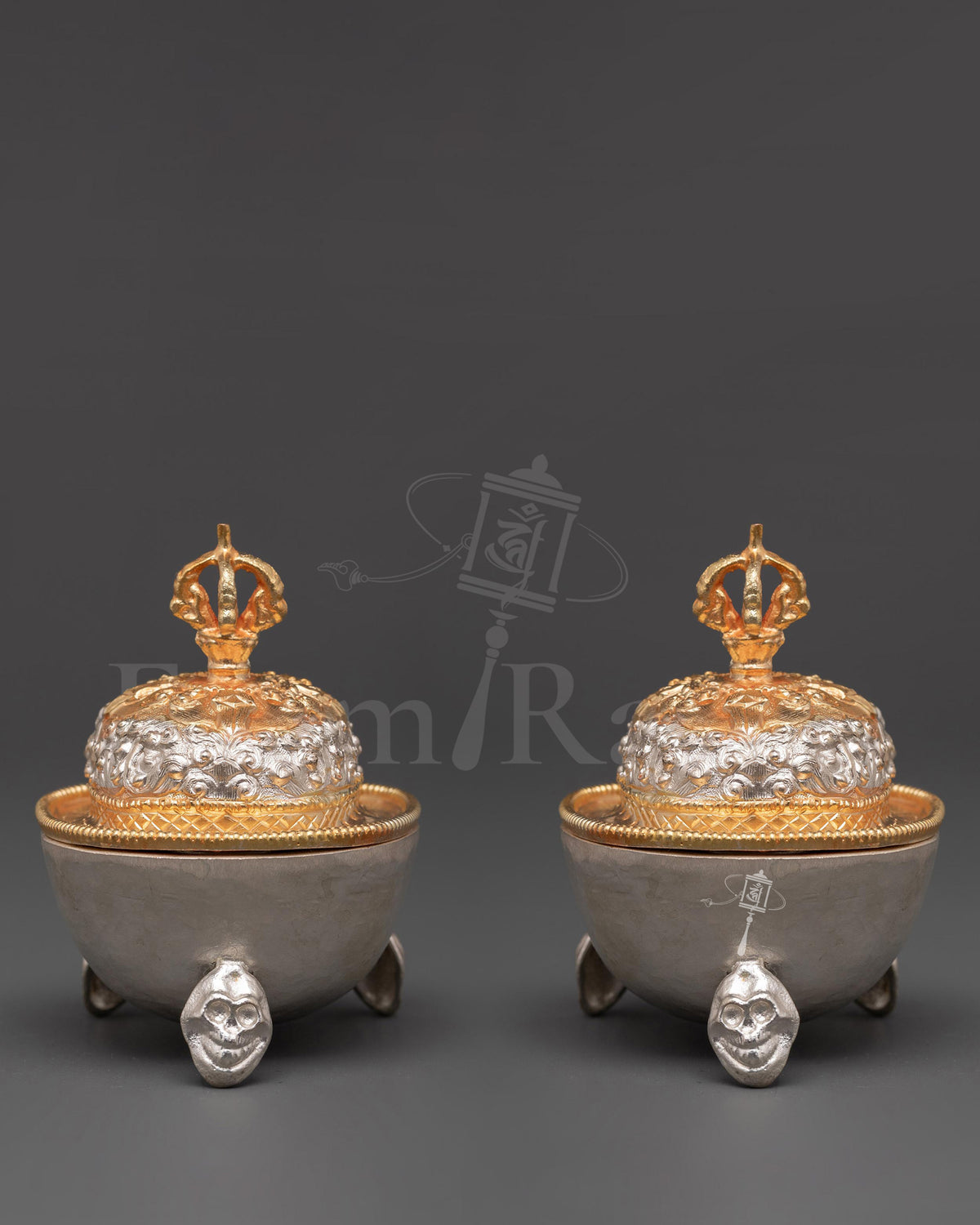 Traditional  Kapala Vessels Set  