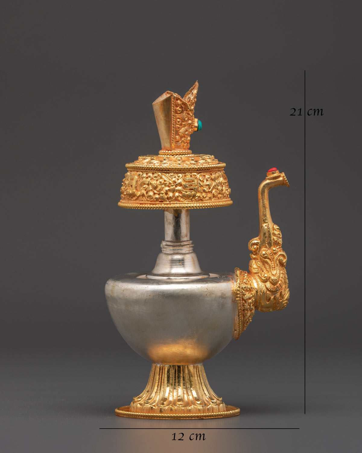 Traditional Spiritual Bhumba | Sacred Buddhist Ritual Vessel