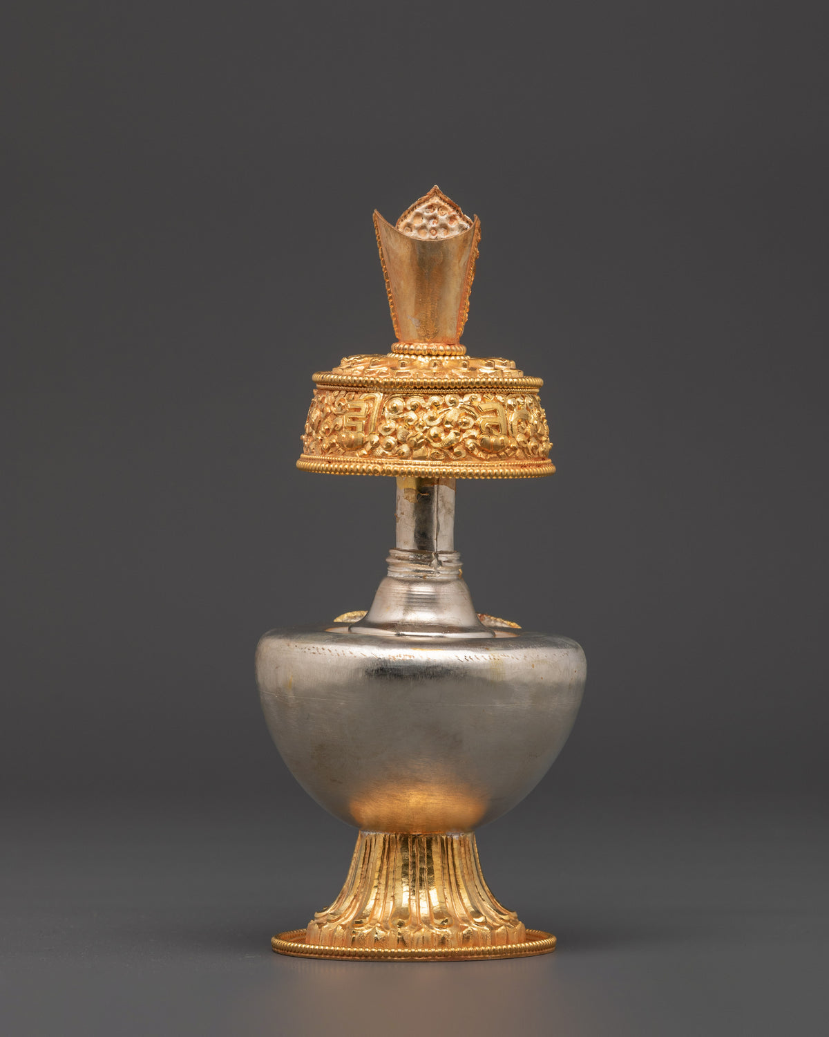 Traditional Spiritual Bhumba | Sacred Buddhist Ritual Vessel