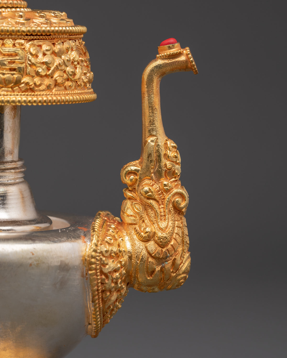 Traditional Spiritual Bhumba | Sacred Buddhist Ritual Vessel