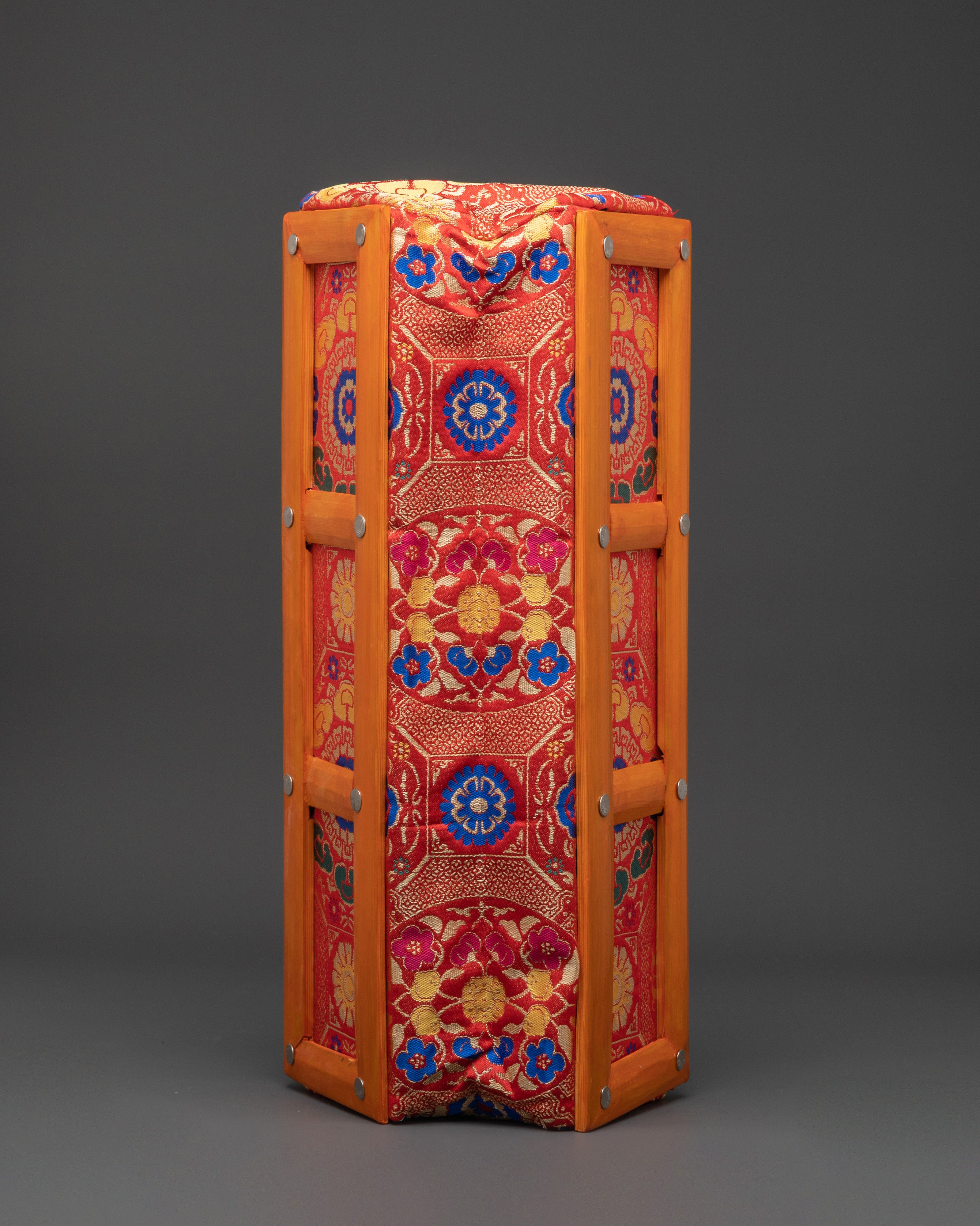 Himalayan Dharma Text cover | Handmade Bamboo & Cloth Protector