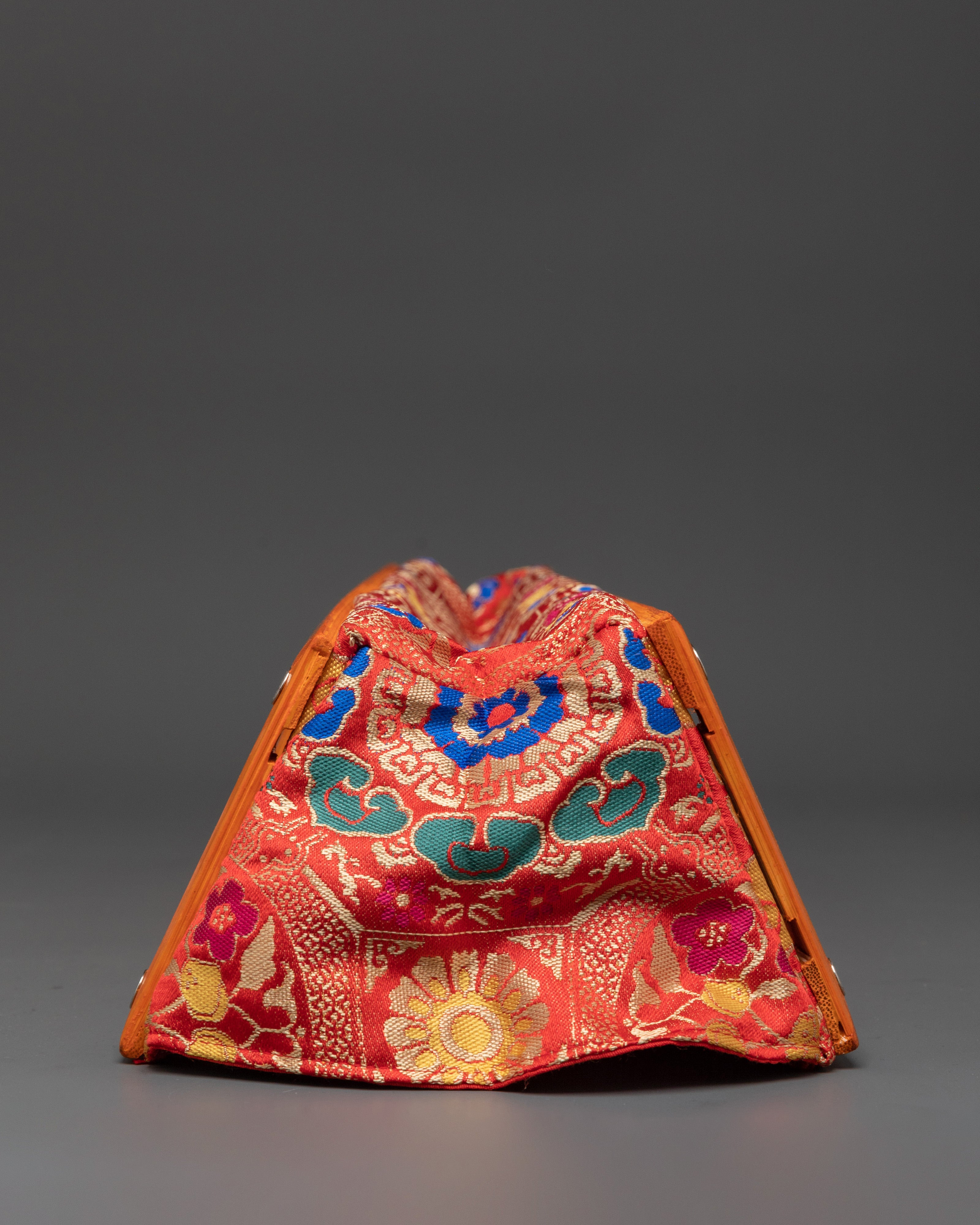 Himalayan Dharma Text cover | Handmade Bamboo & Cloth Protector