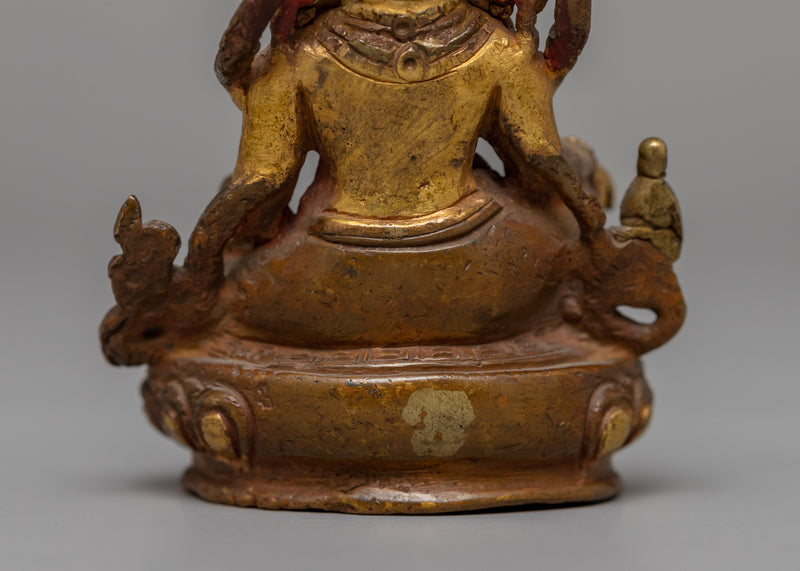 Dzambhala Buddha Wealth Deity Statue | Embodying the Essence of Material Well-being