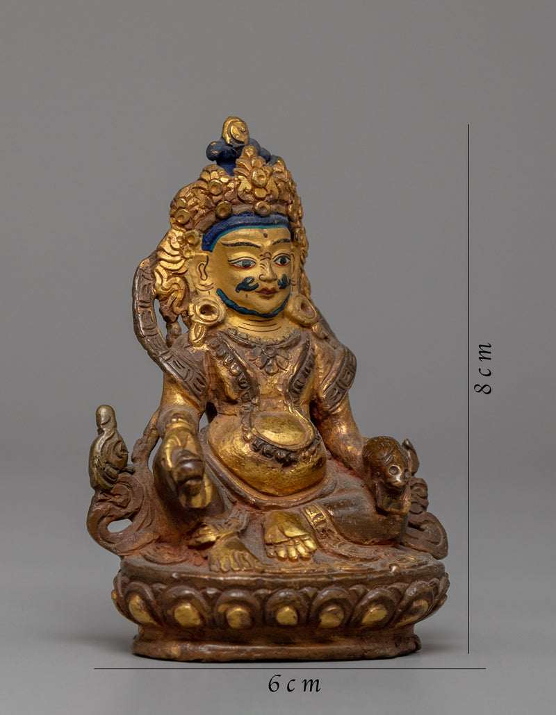 Dzambhala Buddha Wealth Deity Statue | Embodying the Essence of Material Well-being