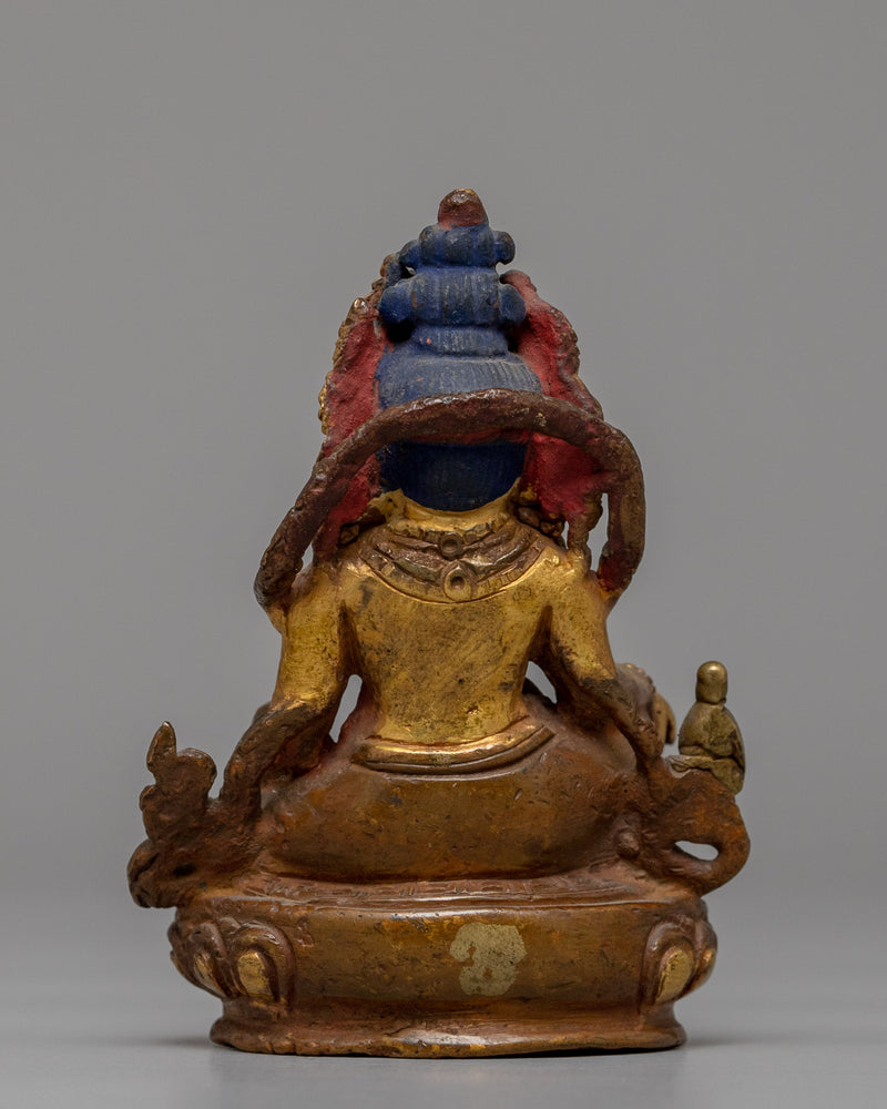 Dzambhala Buddha Wealth Deity Statue | Embodying the Essence of Material Well-being