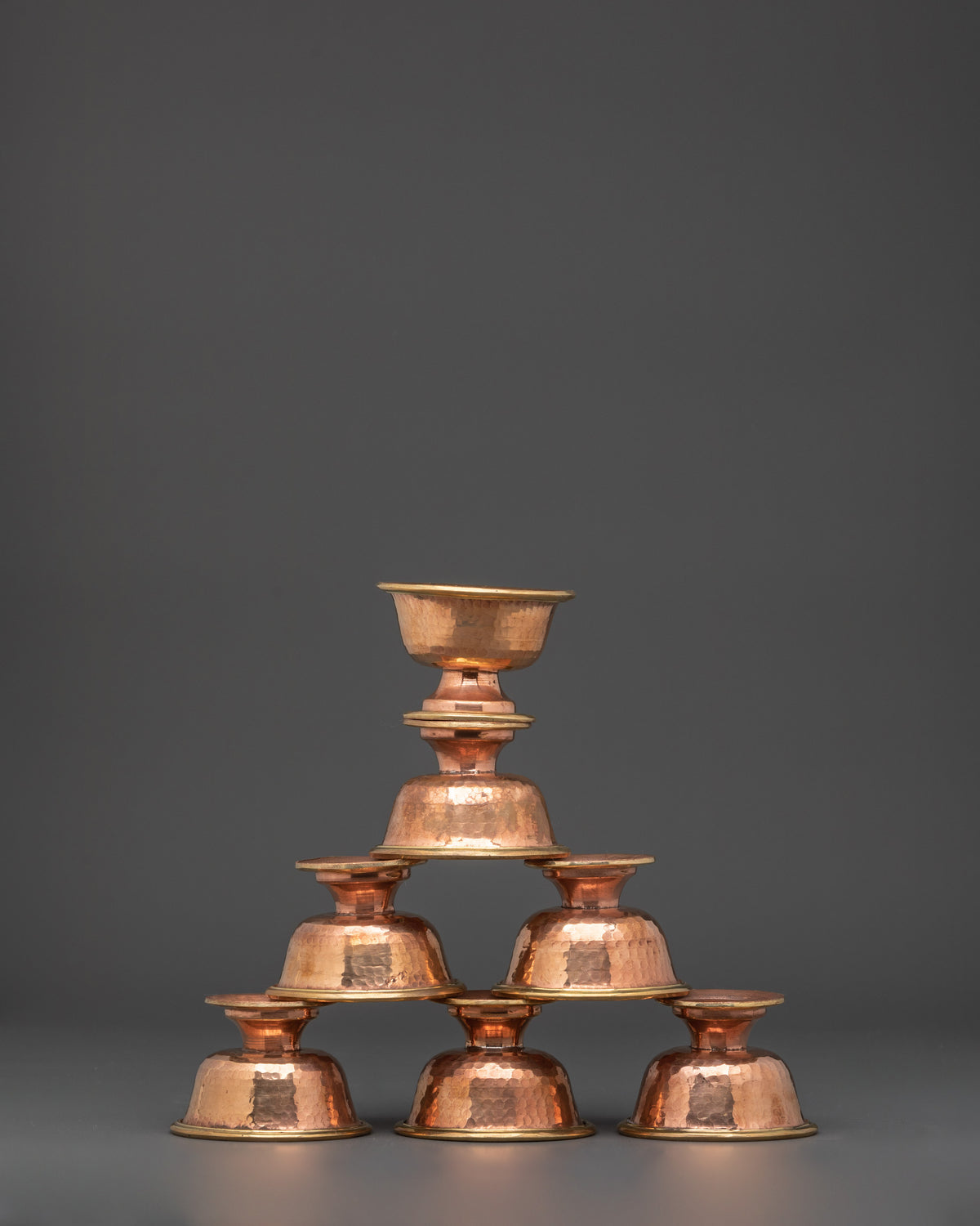 Offering Bowl Set for Dharma | Rituals and Tibetan Altar Art