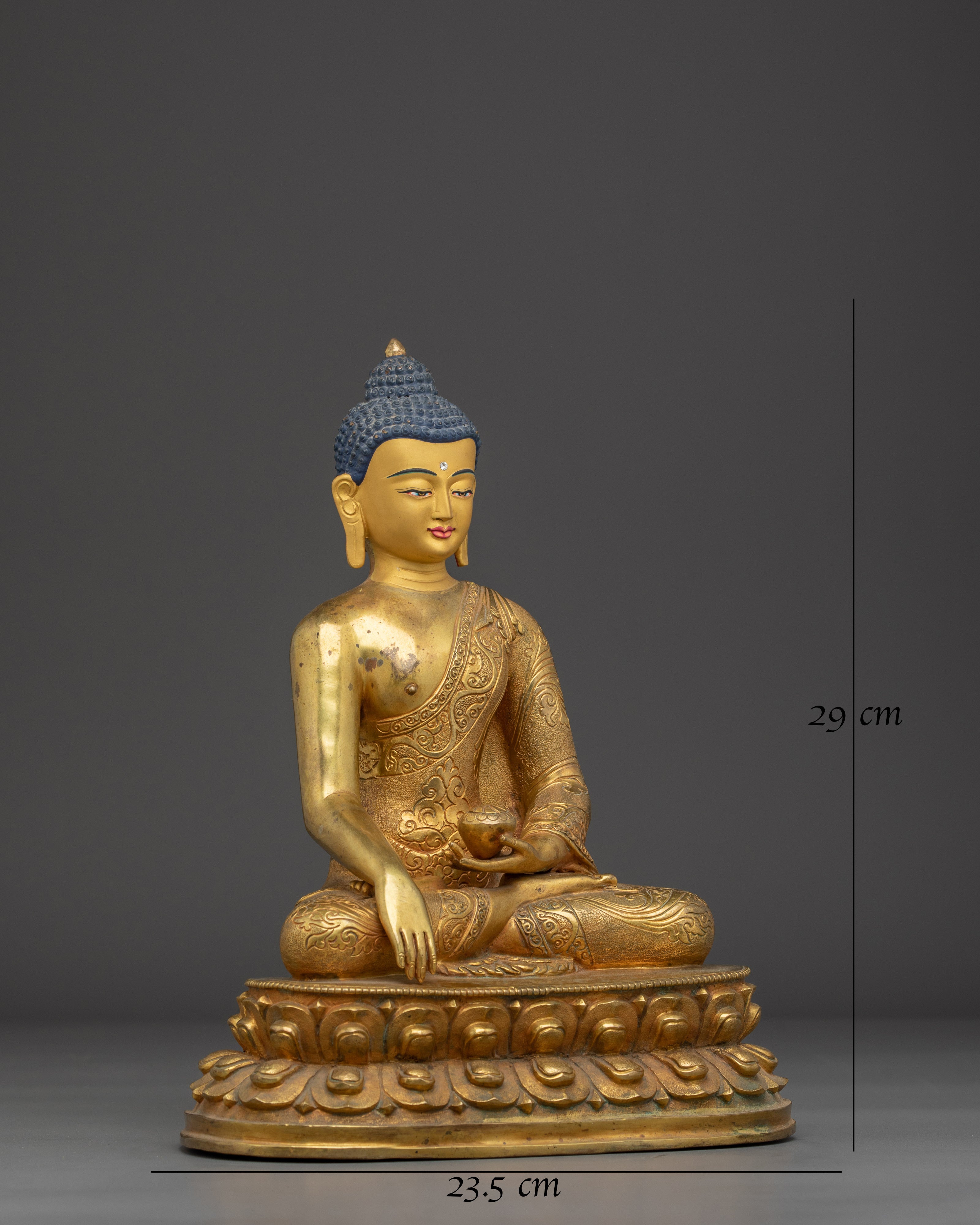 Handcrafted Tibetan Buddha Statue | Spiritual Home Decor