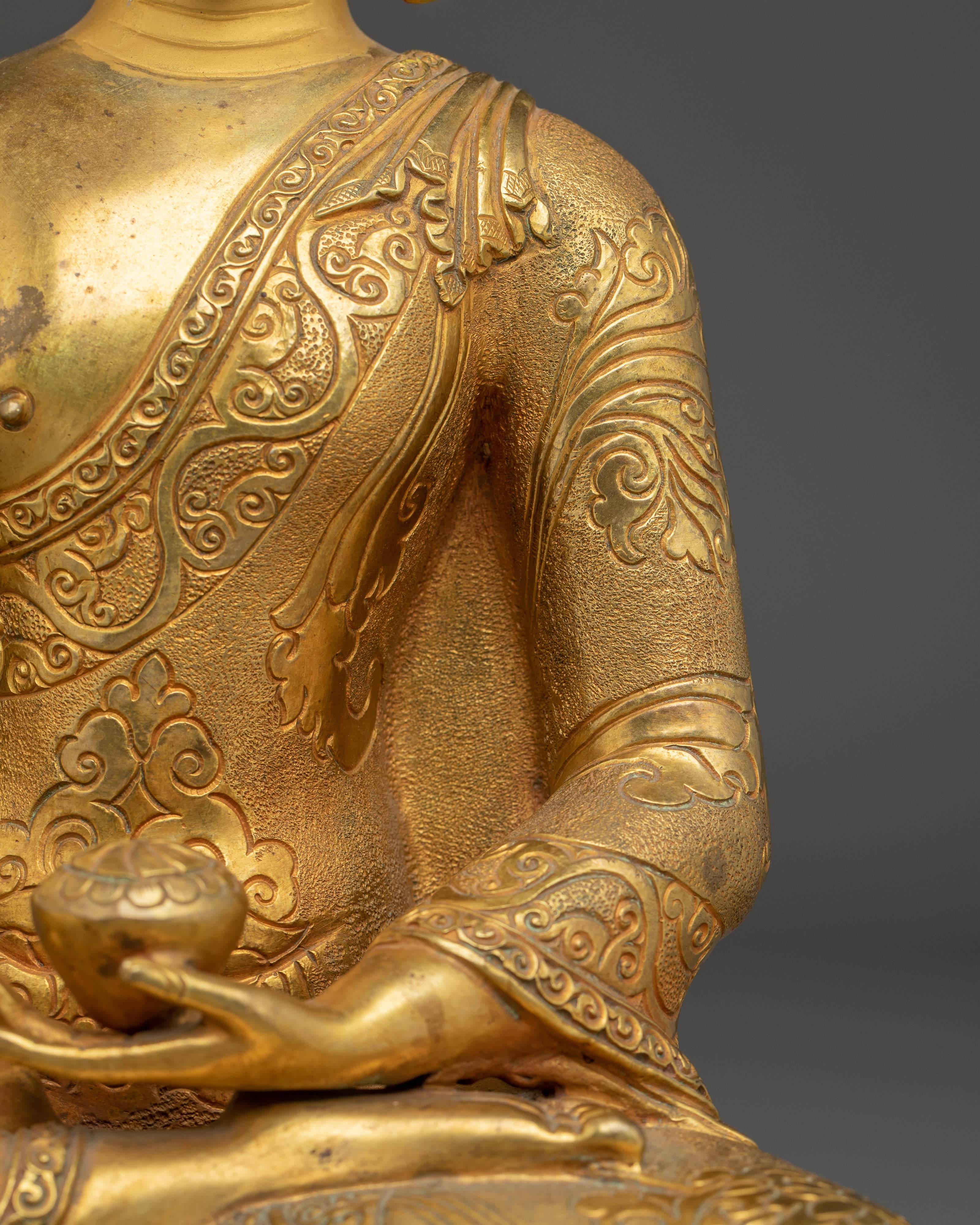 Handcrafted Tibetan Buddha Statue | Spiritual Home Decor