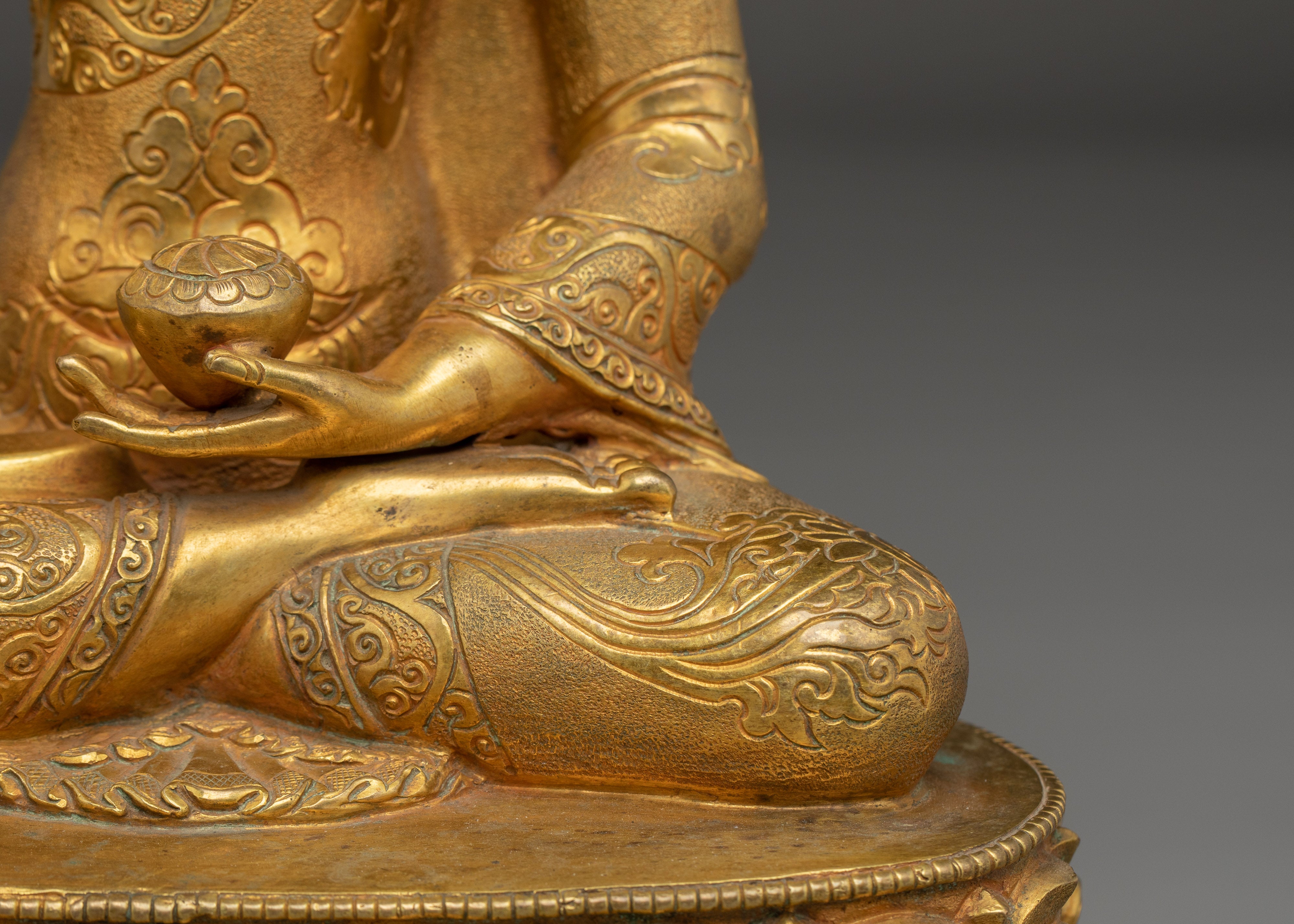 Handcrafted Tibetan Buddha Statue | Spiritual Home Decor