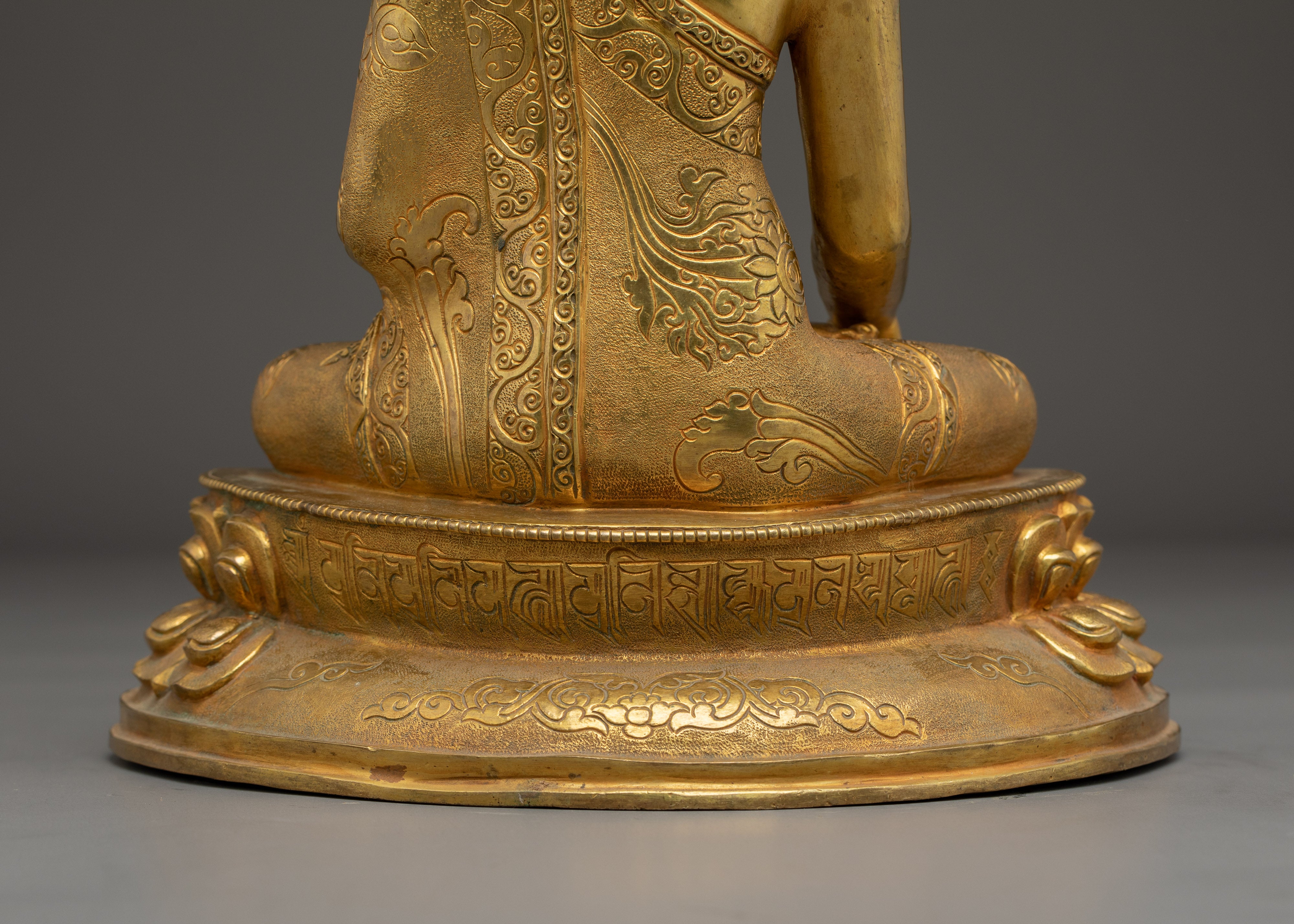 Handcrafted Tibetan Buddha Statue | Spiritual Home Decor