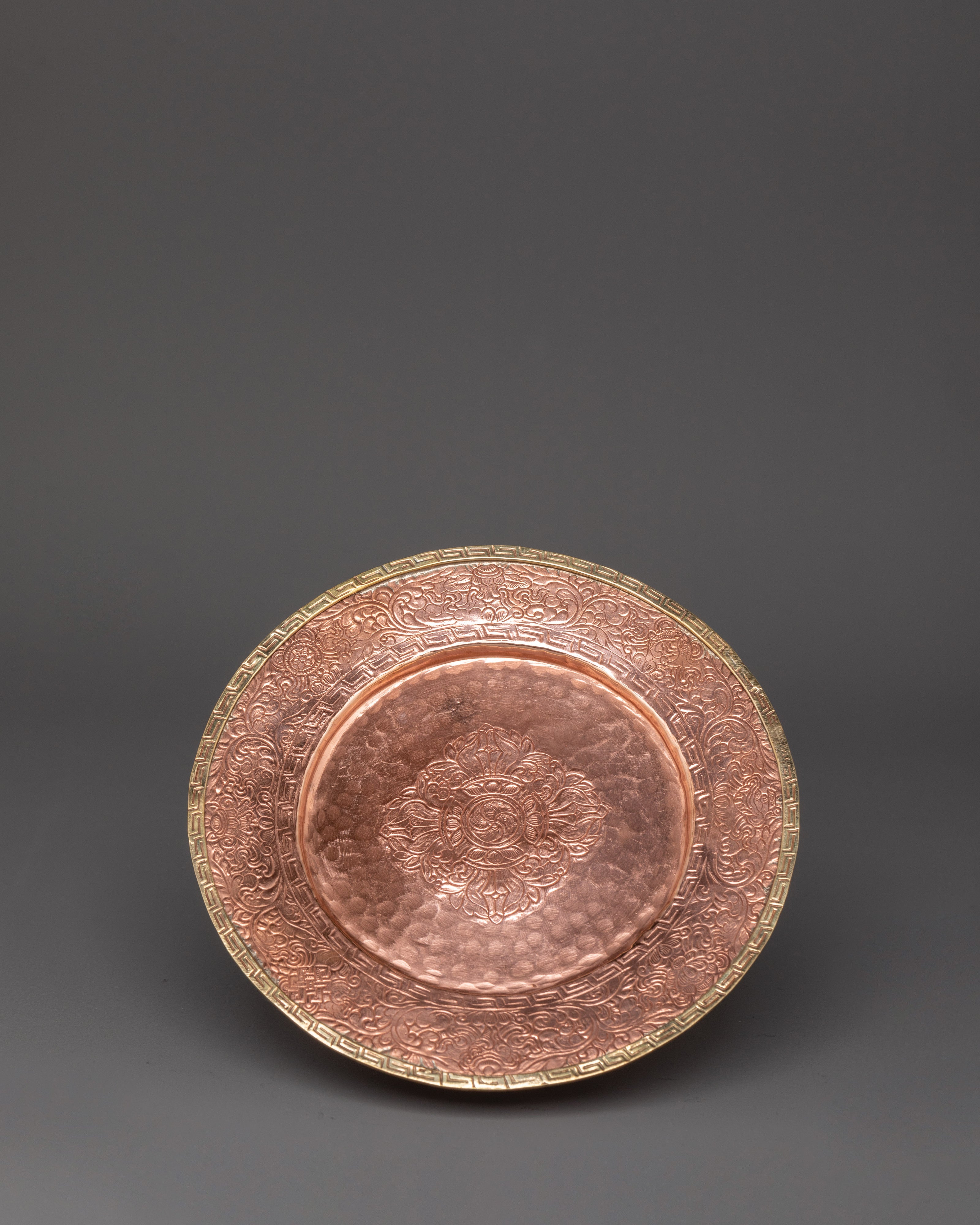 Handcrafted Copper Mandala Art | Turquoise and Bronze Spiritual Sculpture