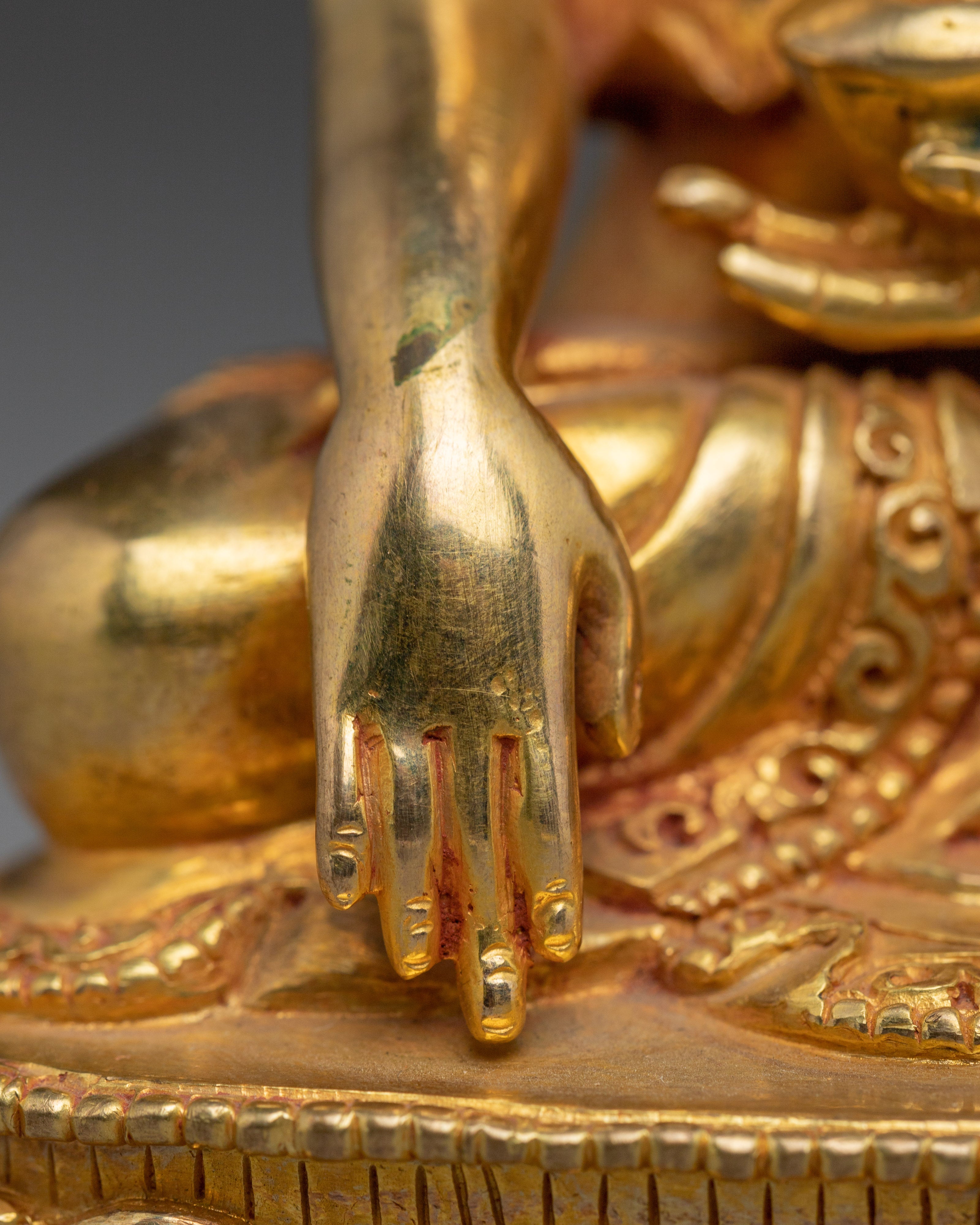 Handmade Tibetan Shakyamuni Buddha Statue | Buddhist Decor