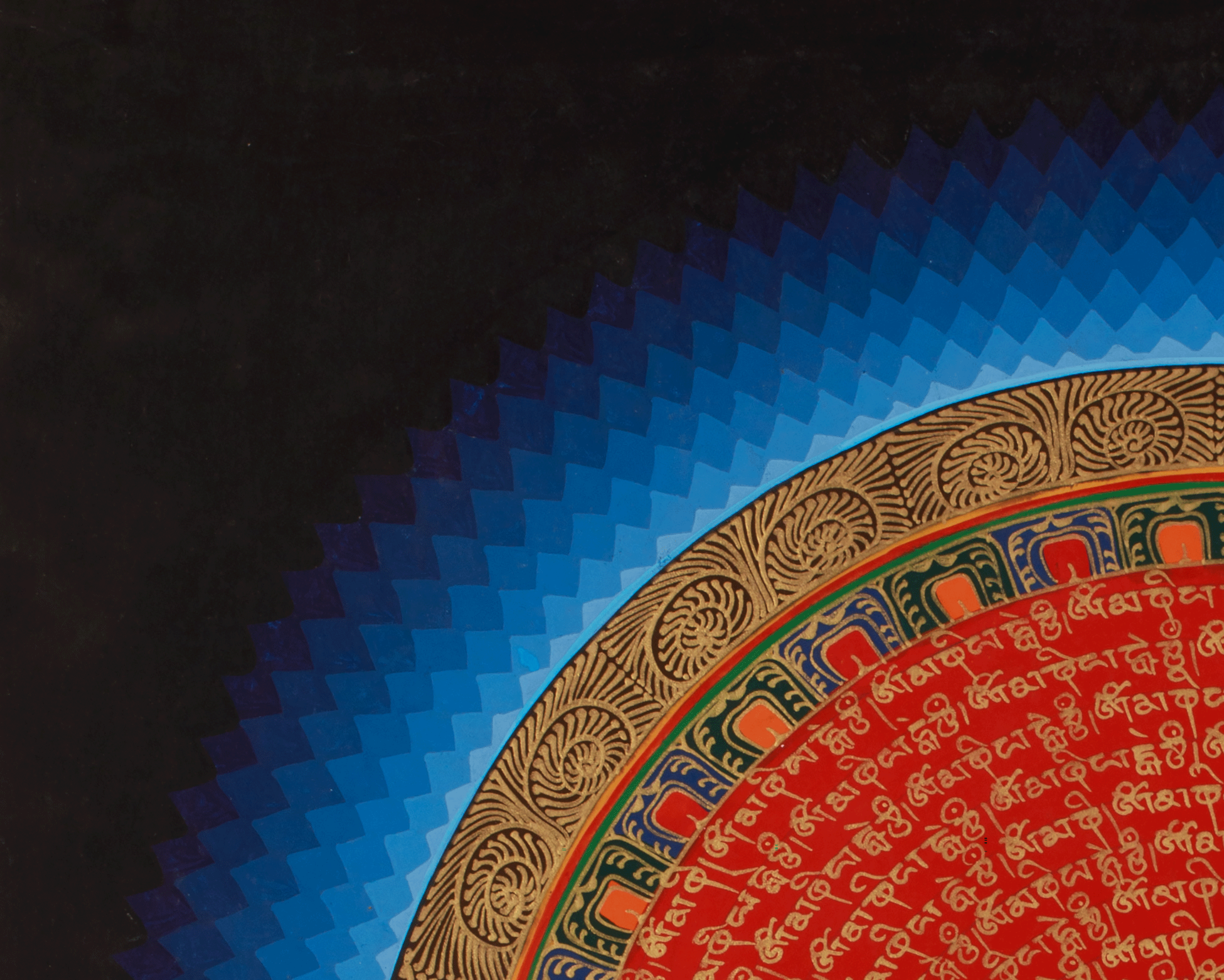 Vajrayana Art Mantra Mandala | Spiritual Awakening