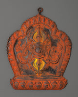 Wall Hanging with Vajra Carved Art