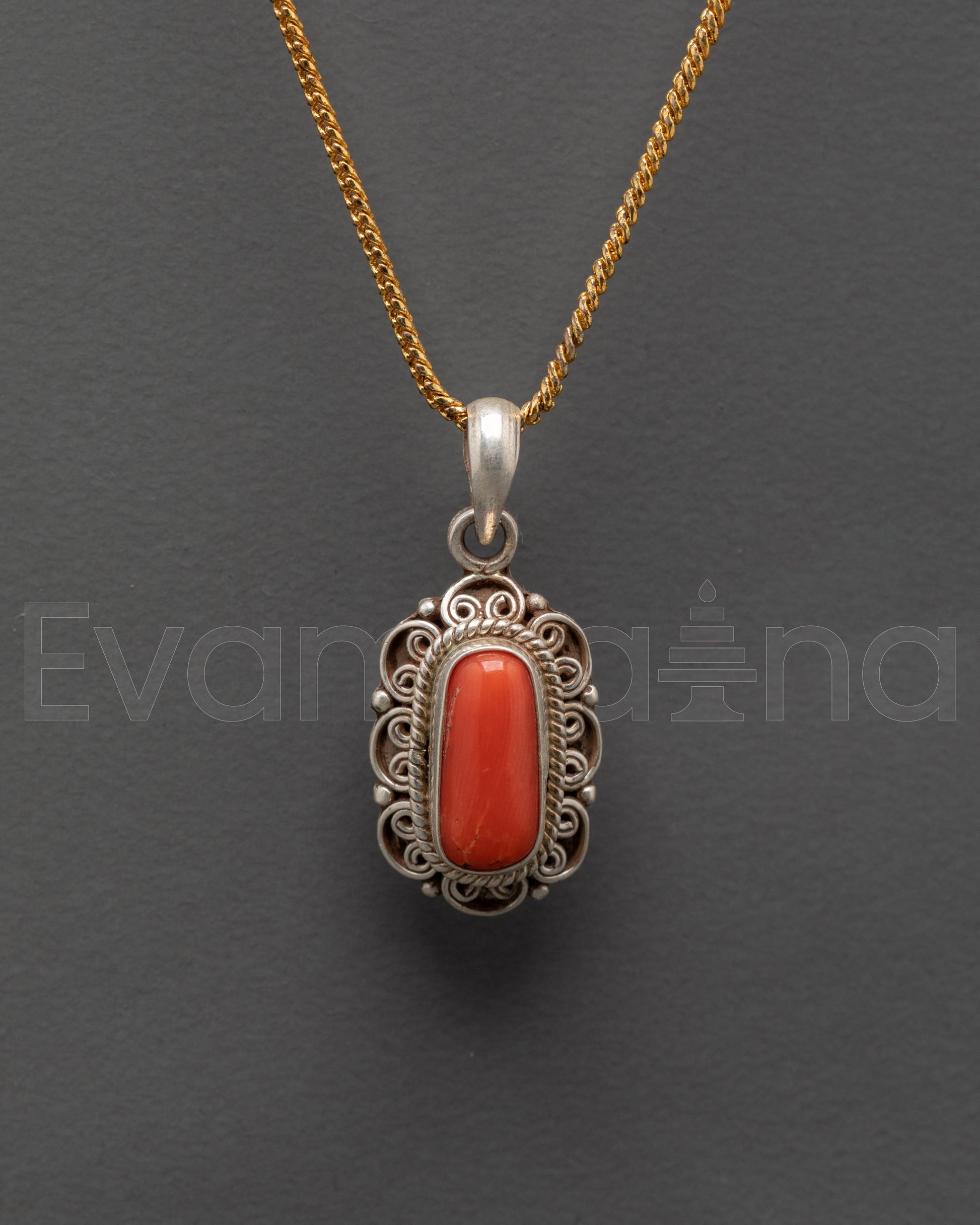  Coral Pendant 