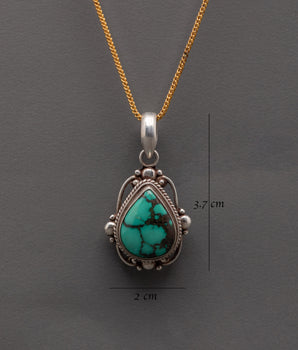 Turquoise Locket for Protective Features | Spiritual & Calming Jewelry