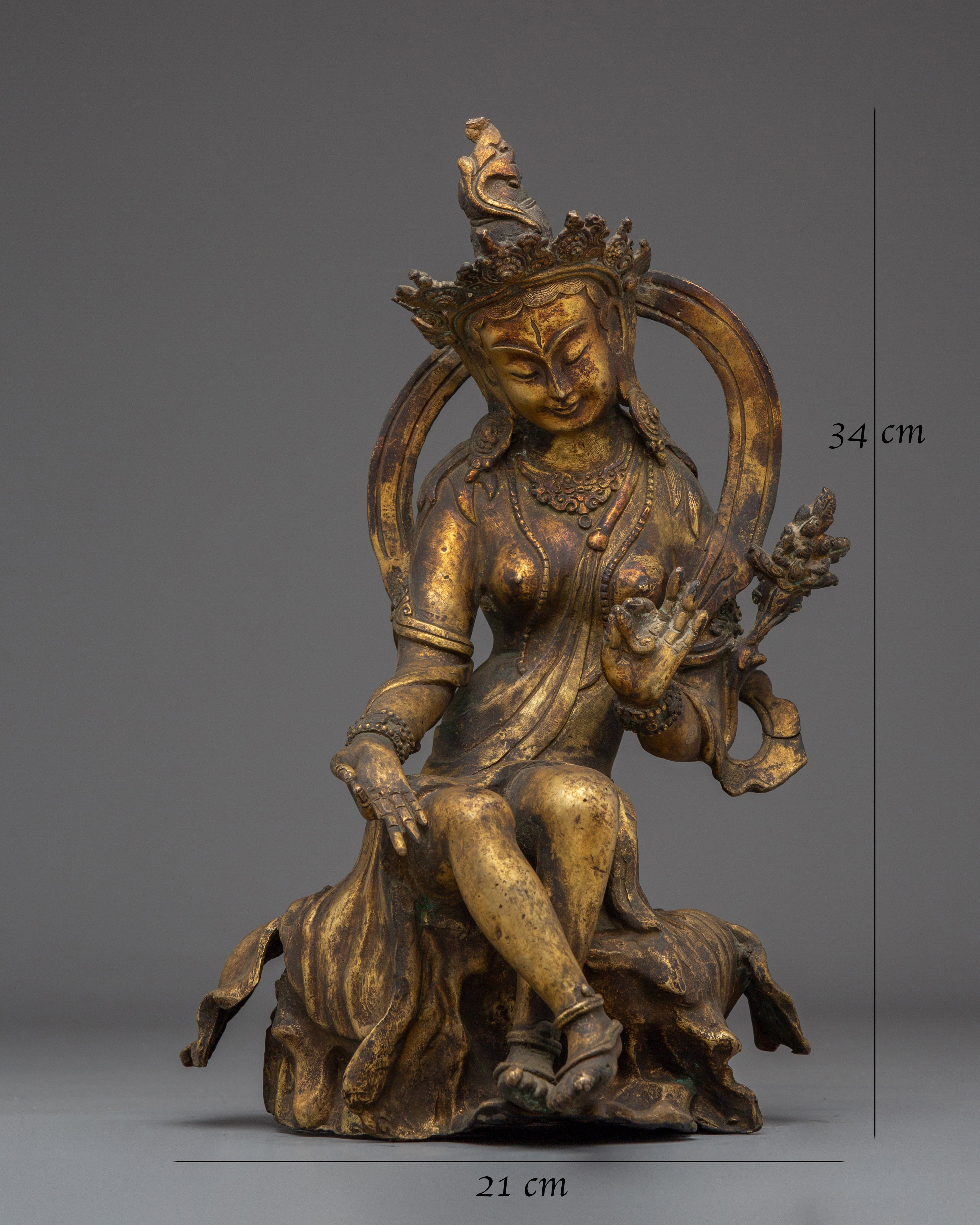 Sita Tara Spiritual Statue | Spiritual Home Decor for Meditation and Blessings