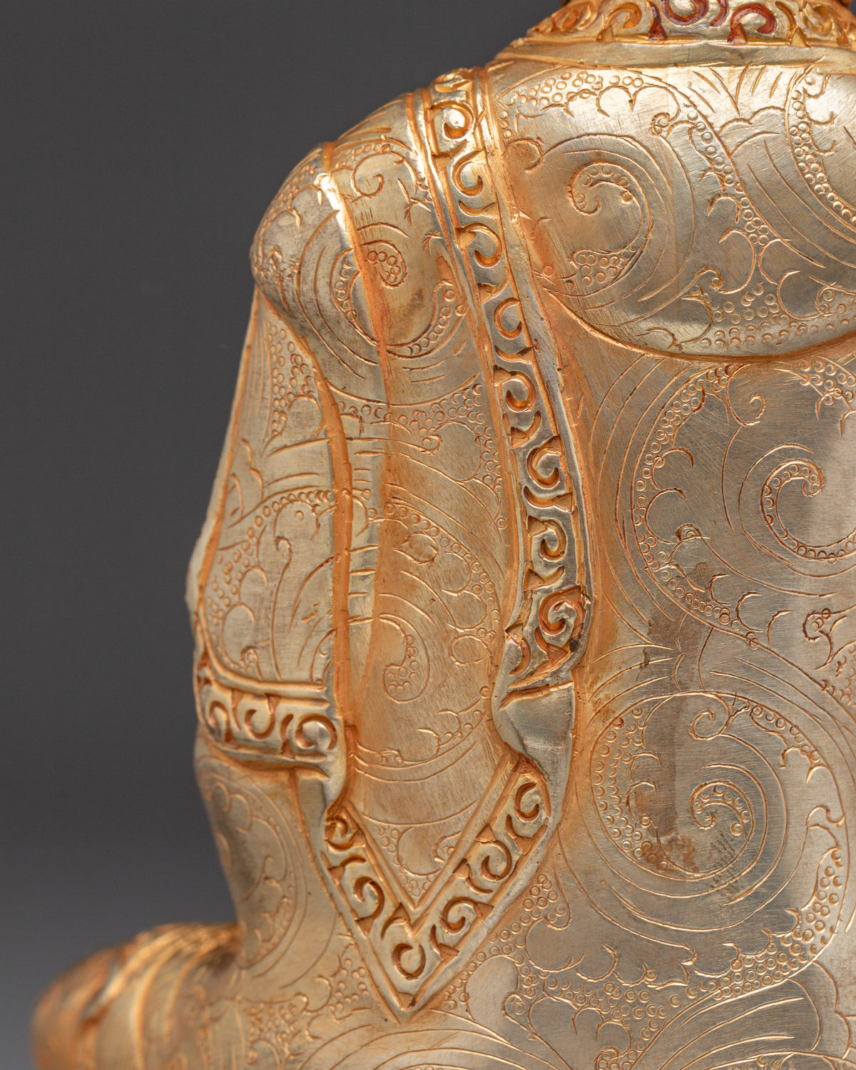 Handcrafted Sculpture of Shakyamuni Buddha | Antique Buddha Figurine