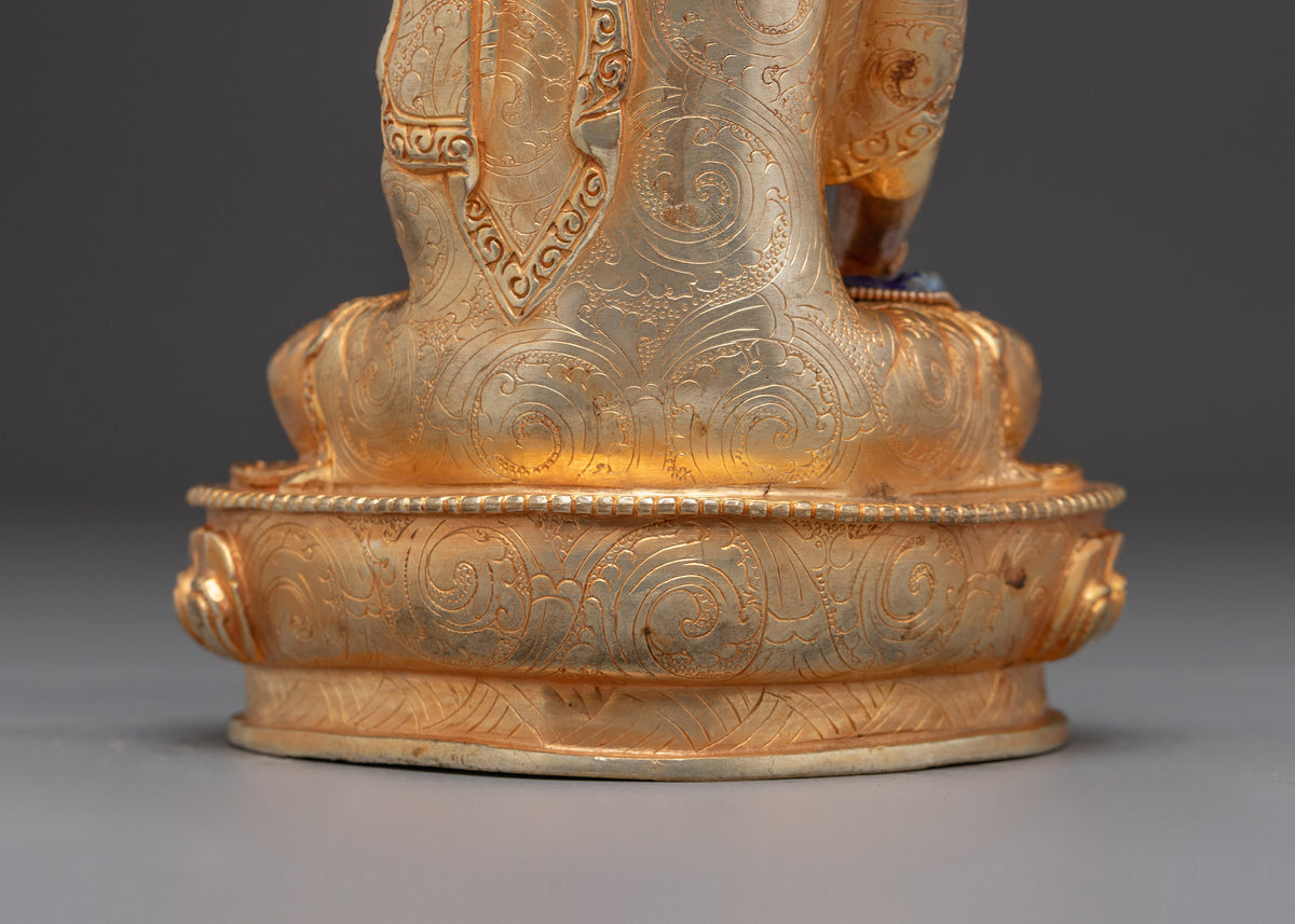 Handcrafted Sculpture of Shakyamuni Buddha | Antique Buddha Figurine
