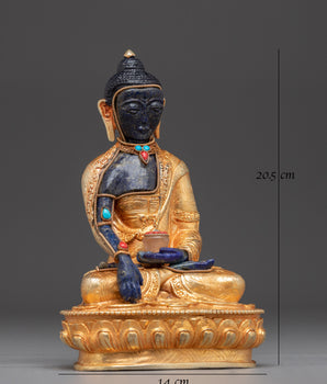 Handcrafted Sculpture of Shakyamuni Buddha | Antique Buddha Figurine
