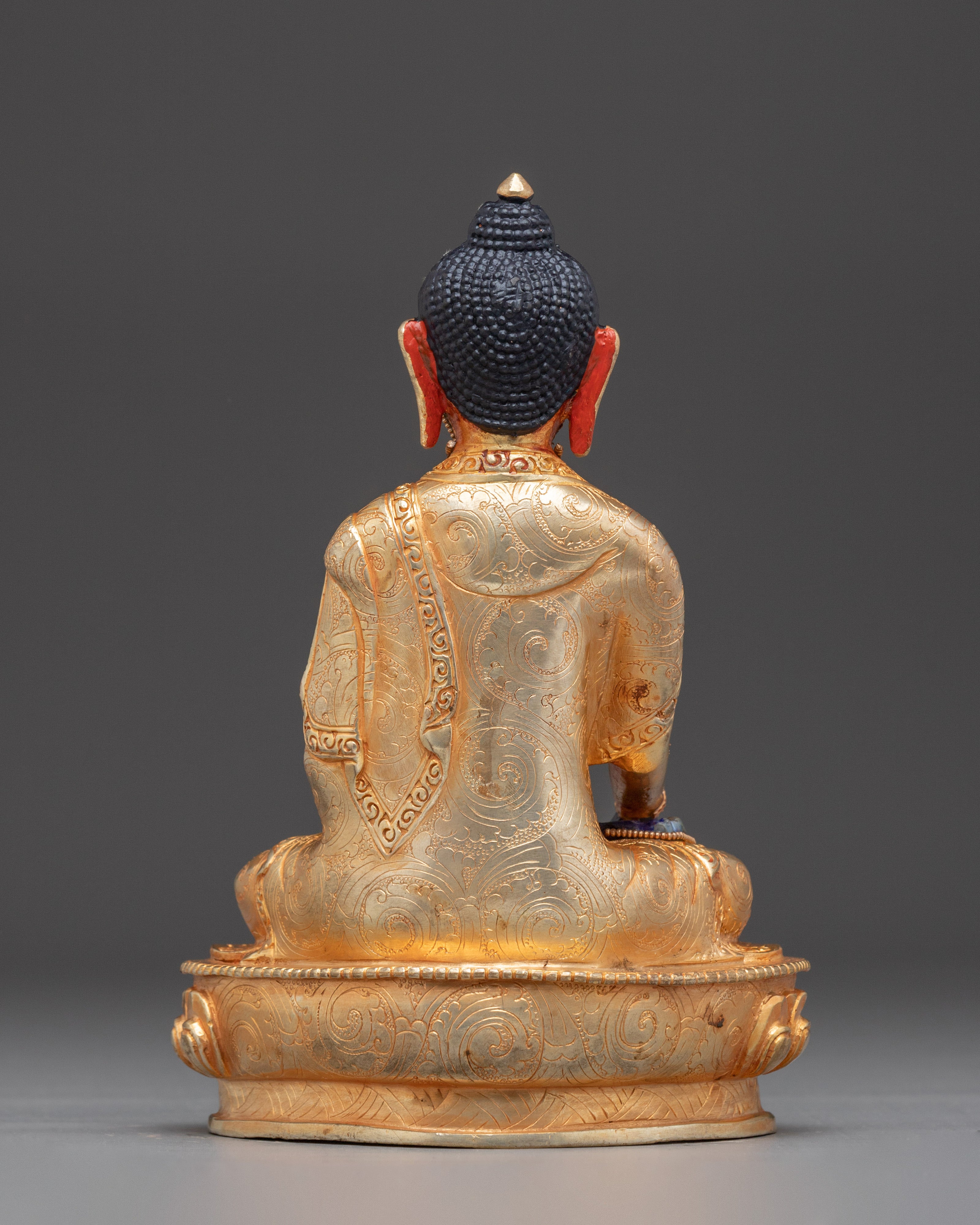 Handcrafted Sculpture of Shakyamuni Buddha | Antique Buddha Figurine