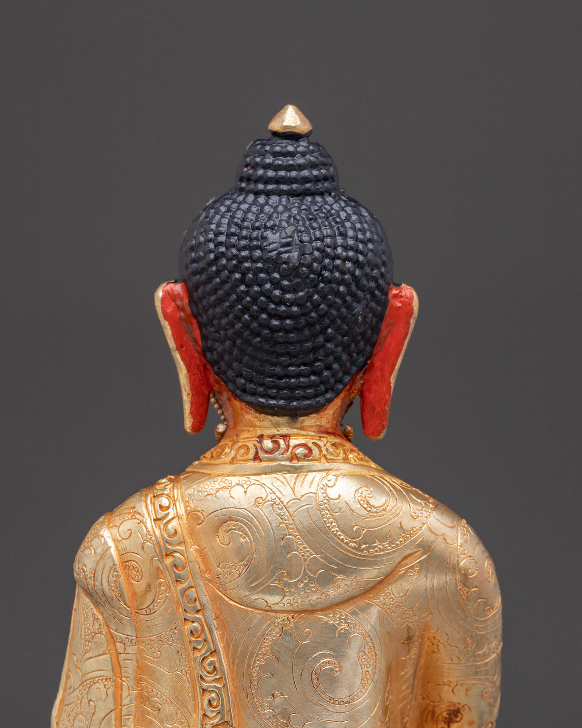 Handcrafted Sculpture of Shakyamuni Buddha | Antique Buddha Figurine