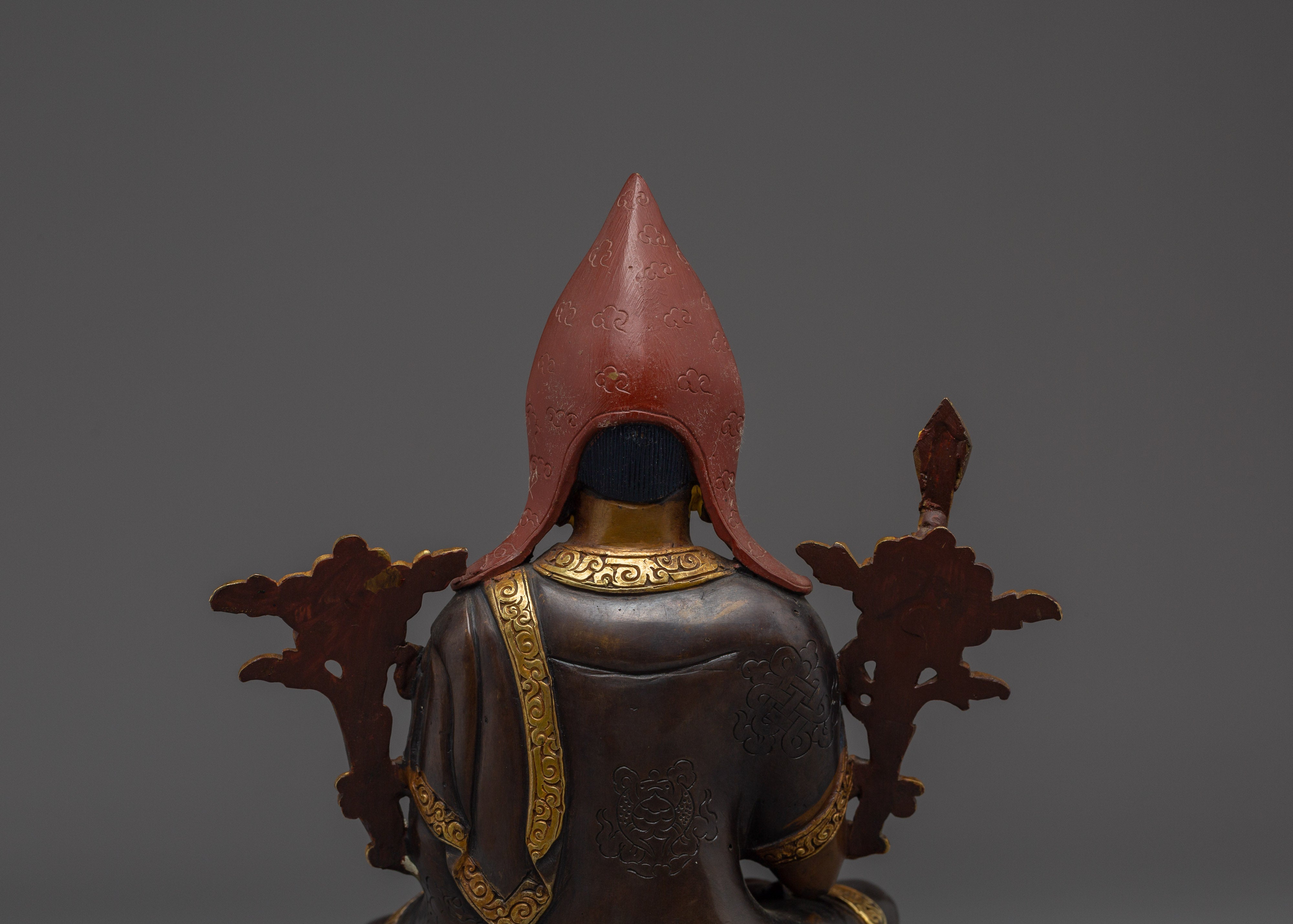 Handcrafted Tsongkhapa Statue | Tibetan Buddhist Sculpture for Meditation