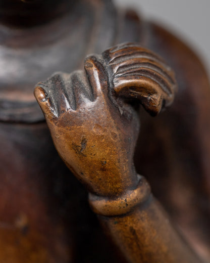 Vintage Standing Shakyamuni Buddha Statue | Capturing the Essence of Enlightenment