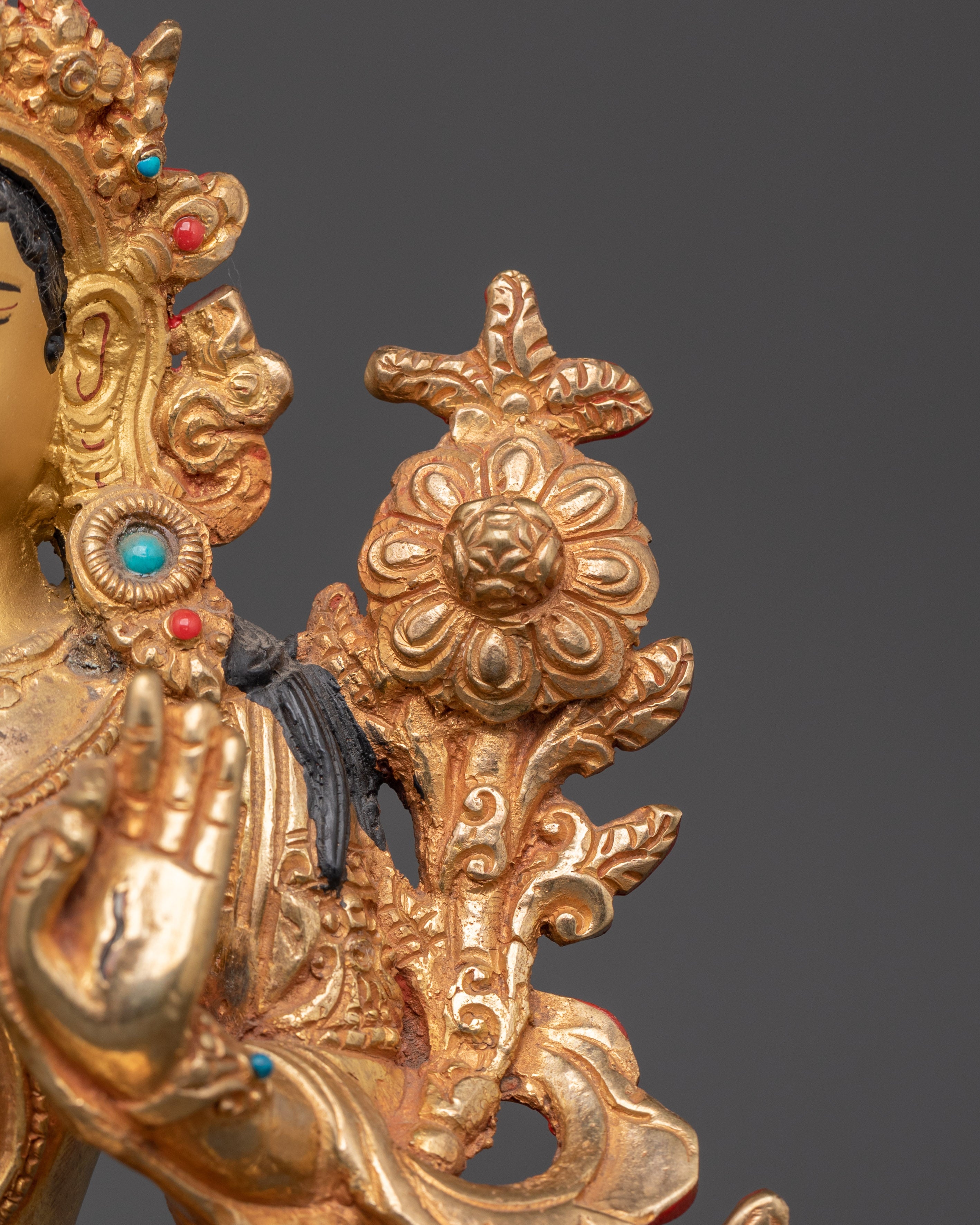 White Tara Sculpture | Healing, and Longevity