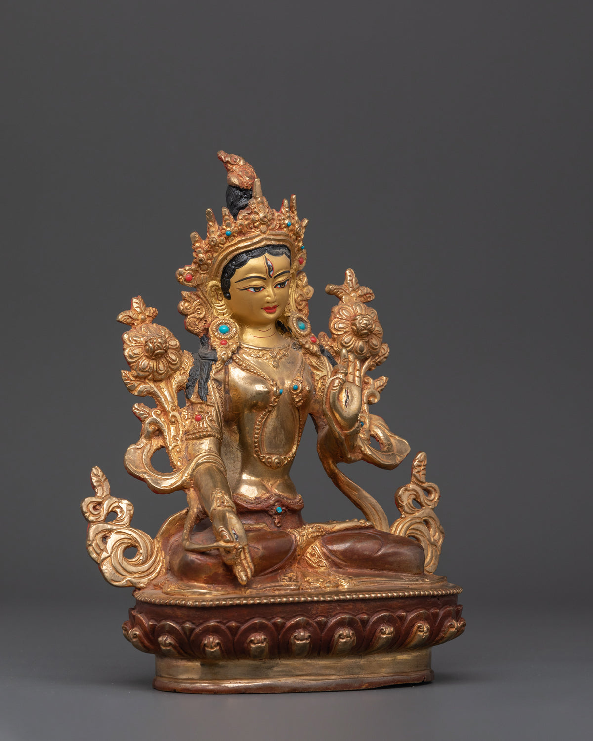 White Tara Sculpture | Healing, and Longevity