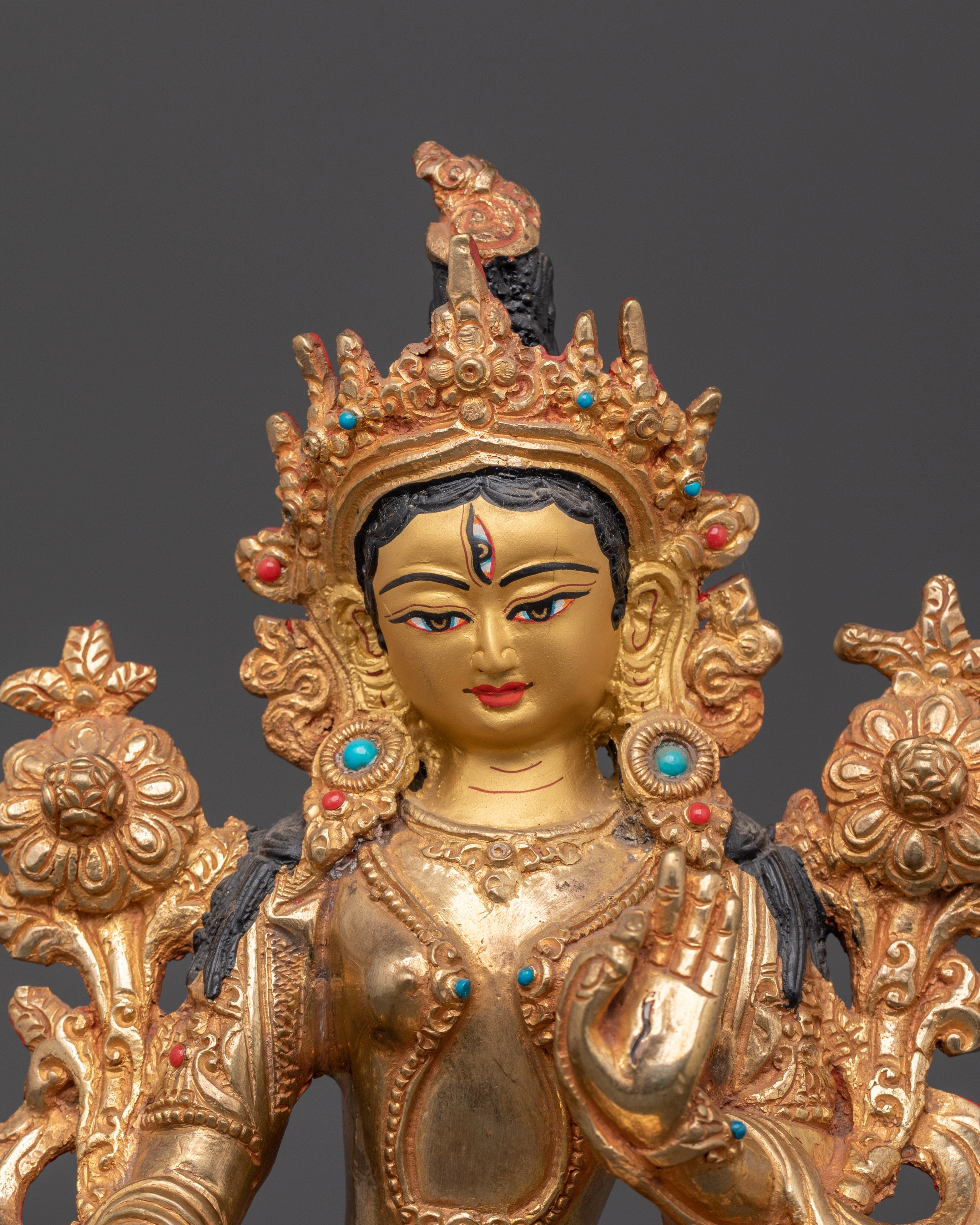 White Tara Sculpture | Healing, and Longevity