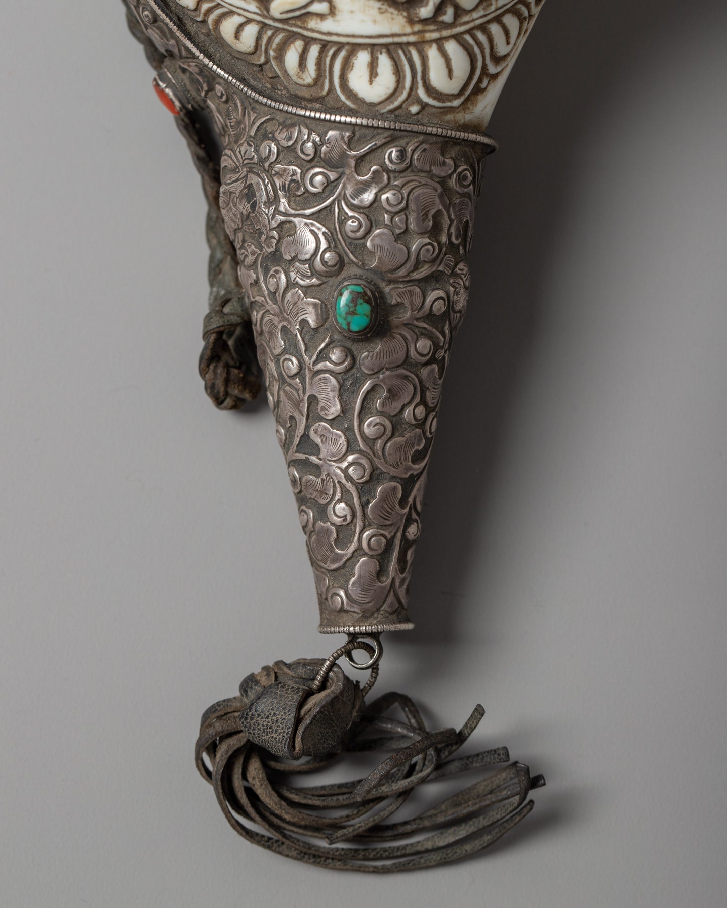 Silver plated Sankha | Symbolizing Spiritual Purity and Divine Connection