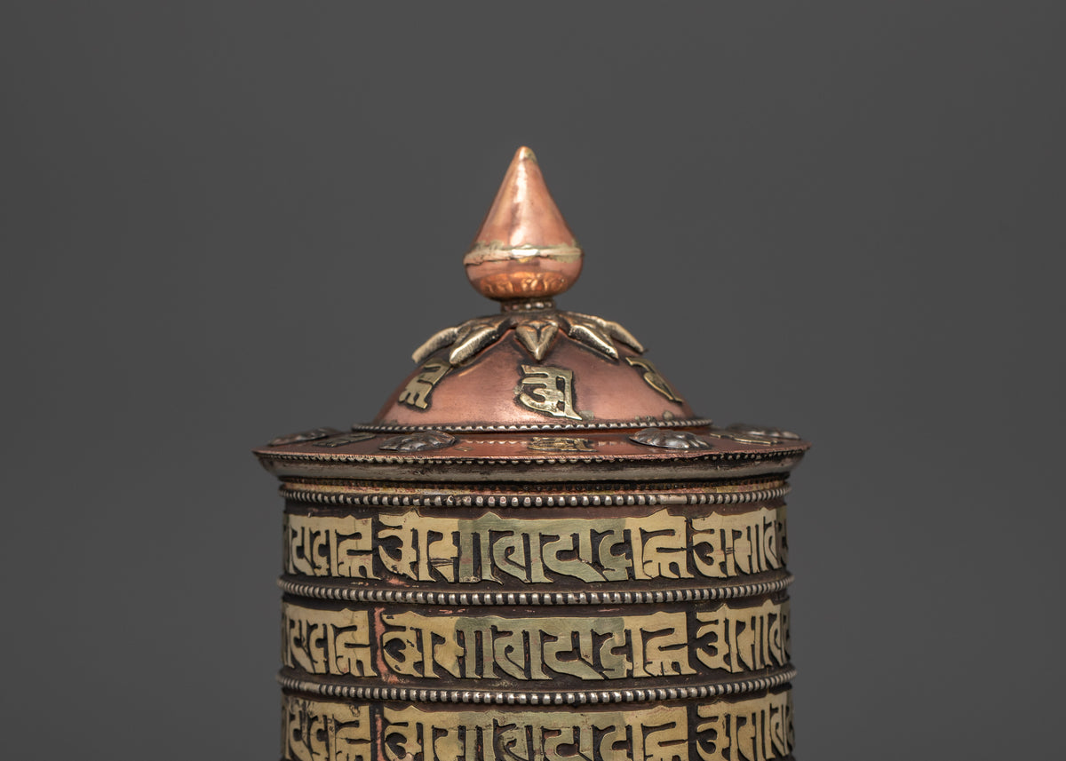 Meditation Ritual Wheel | Prayer Wheel for Spiritual Practices