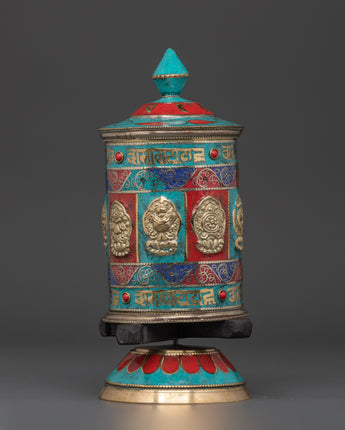 buddhist-altar-prayer-wheel