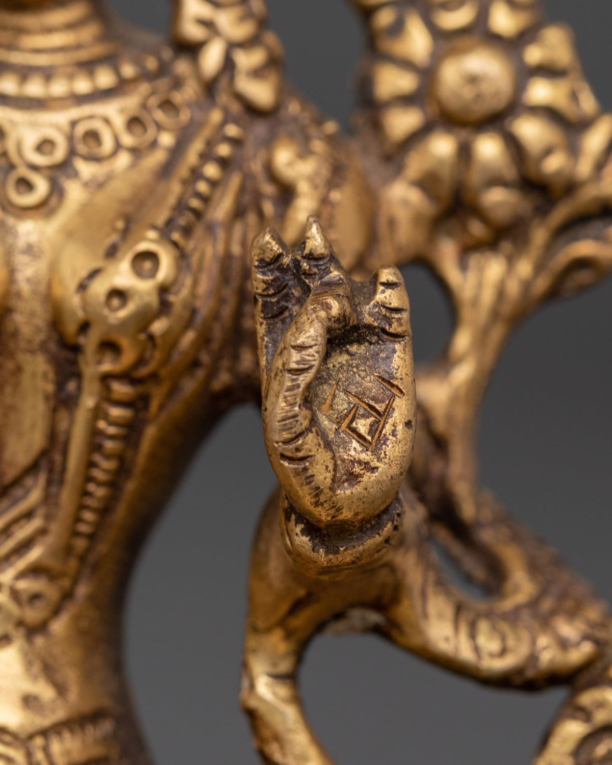 Handmade Spiritual Green Tara Statue | Brass Shyama Tara Figurine for Meditation