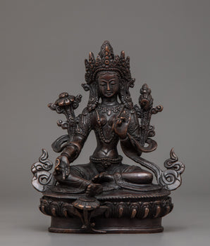green-tara-tibetan-goddess-sculpture