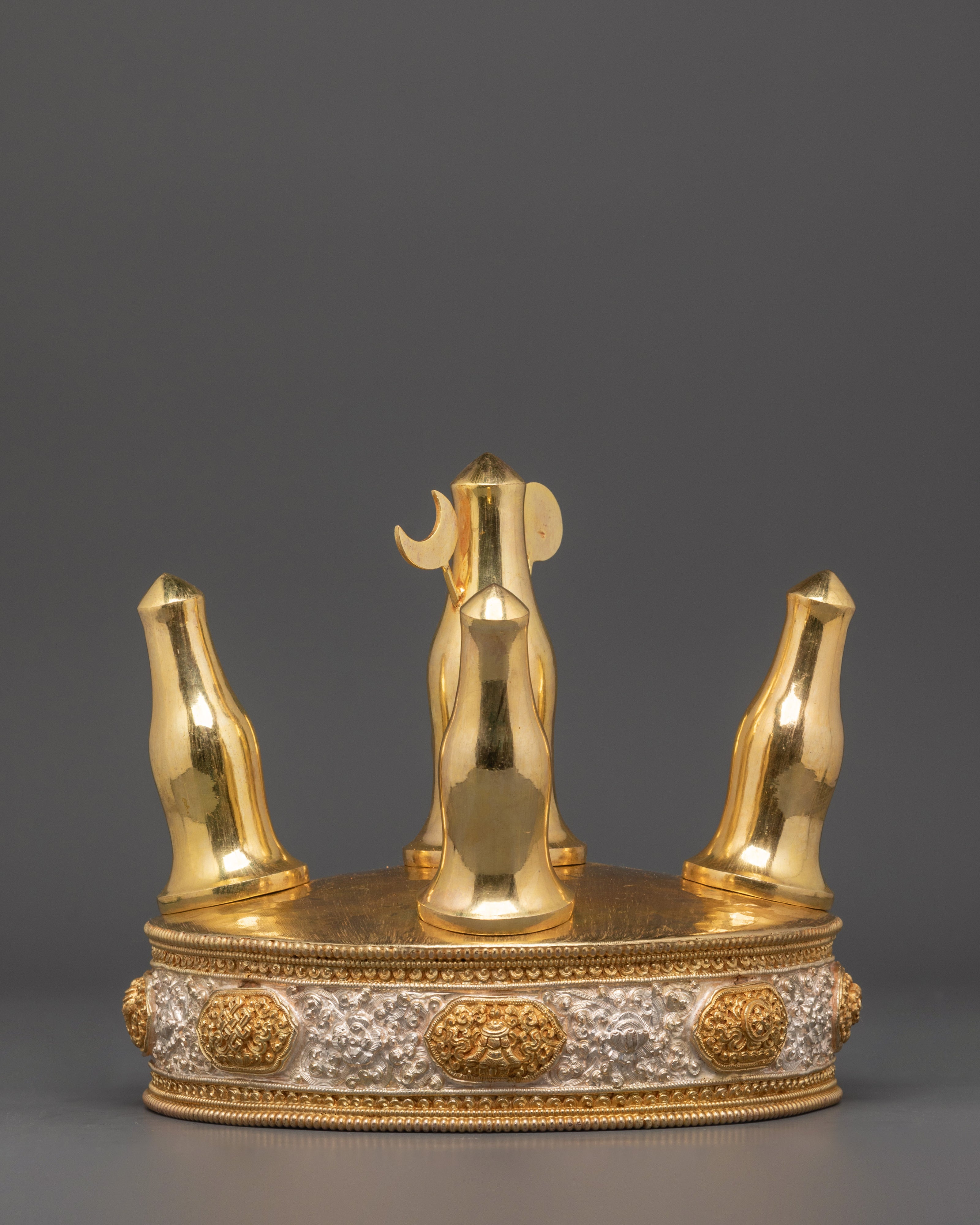 Torma for Ceremony | Gold & Silver-Plated Copper