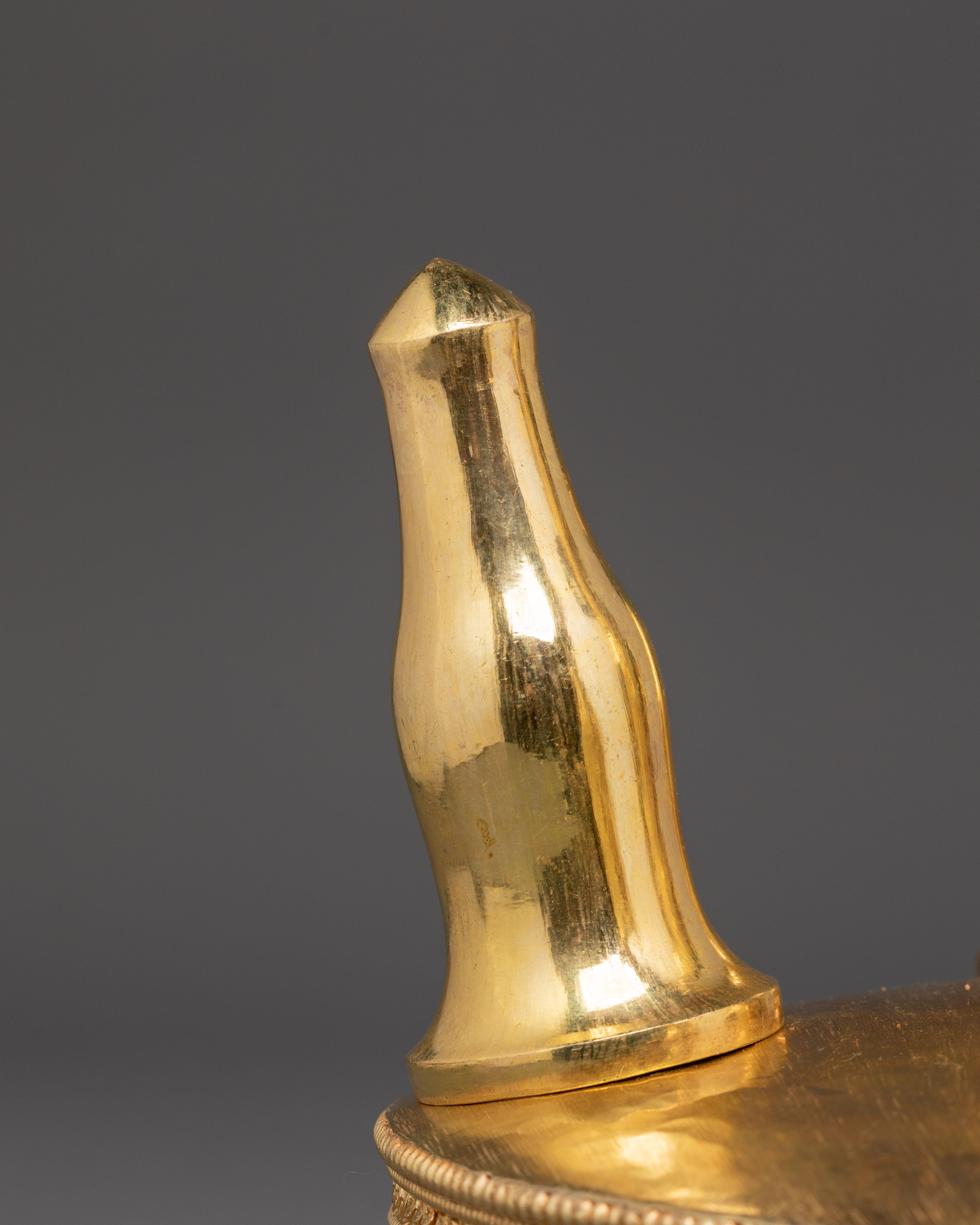 Torma for Ceremony | Gold & Silver-Plated Copper