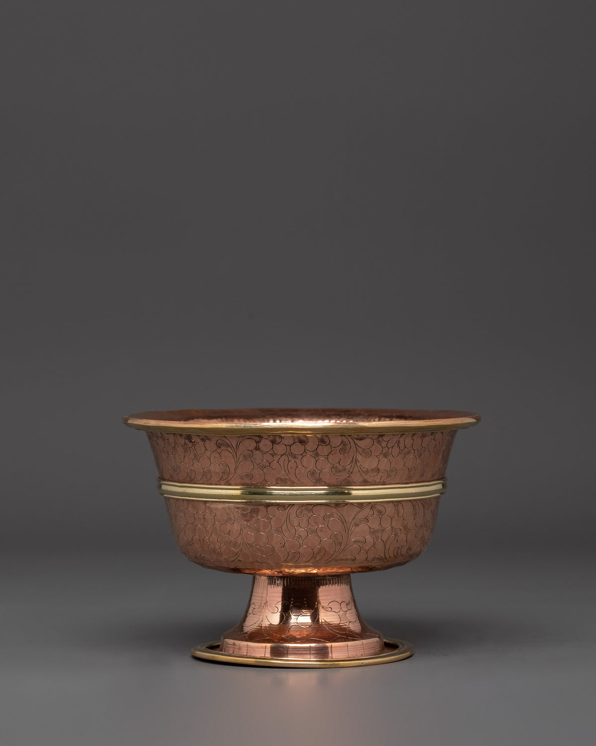 Copper Offering Bowls Set | Bowls Set for Buddhist Rituals