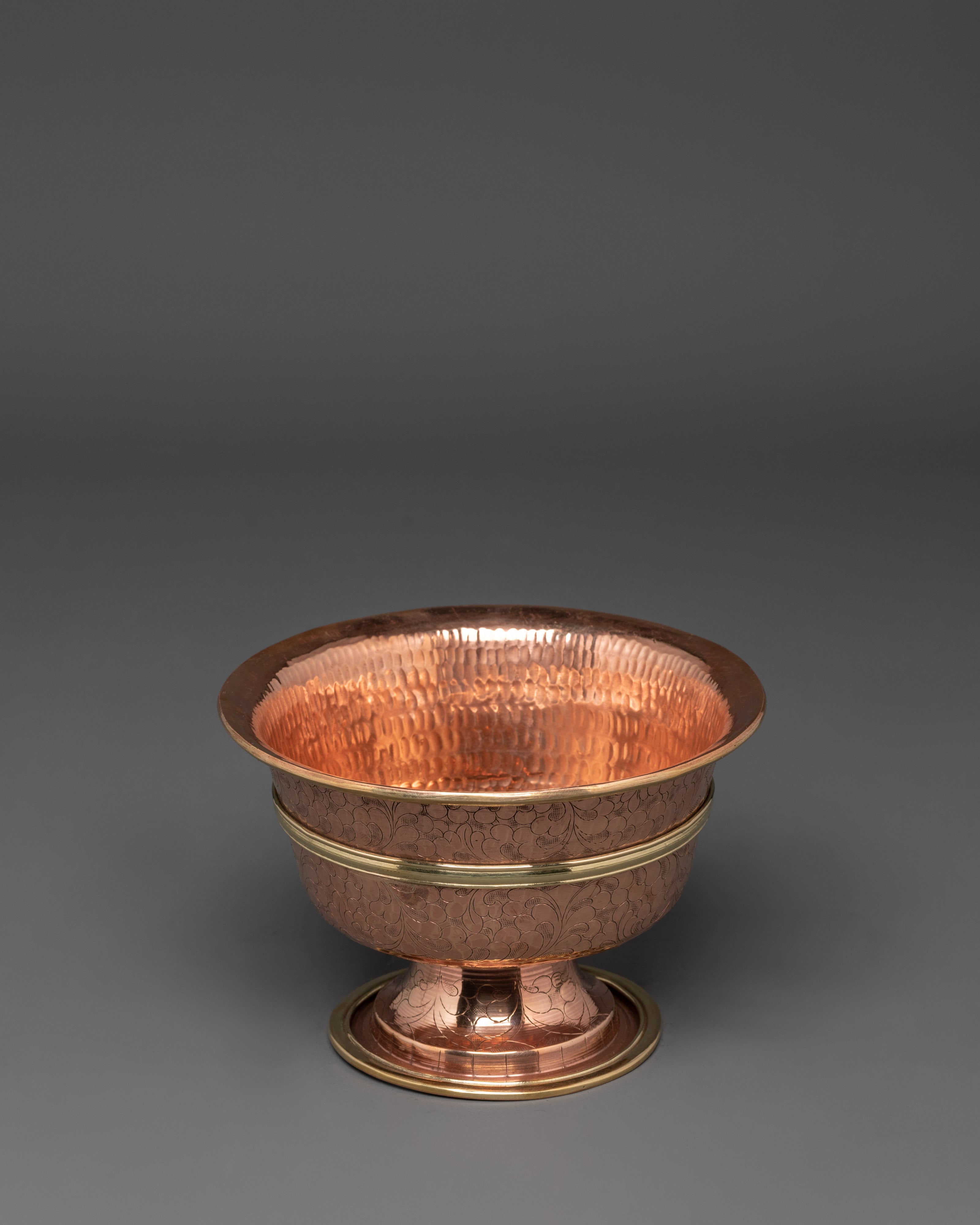 Copper Offering Bowls Set | Bowls Set for Buddhist Rituals